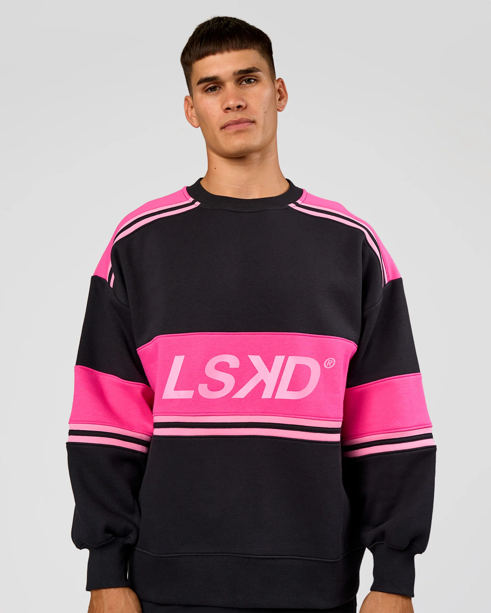 A-Team Sweater Oversize - Caviar-Ultra Pink-Candy Pink - Image 4