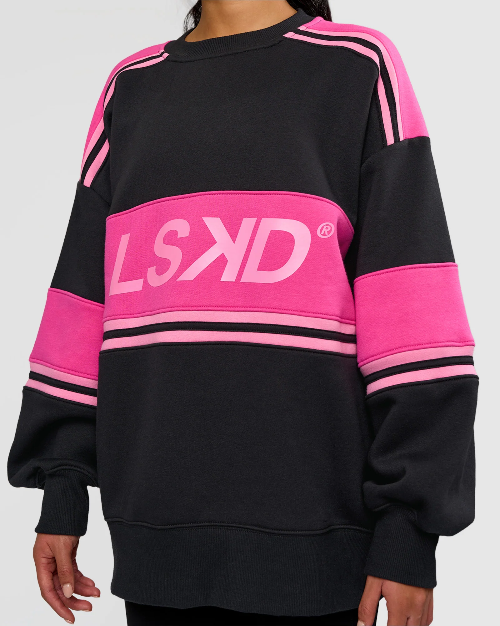 A-Team Sweater Oversize - Caviar-Ultra Pink-Candy Pink - Image 7