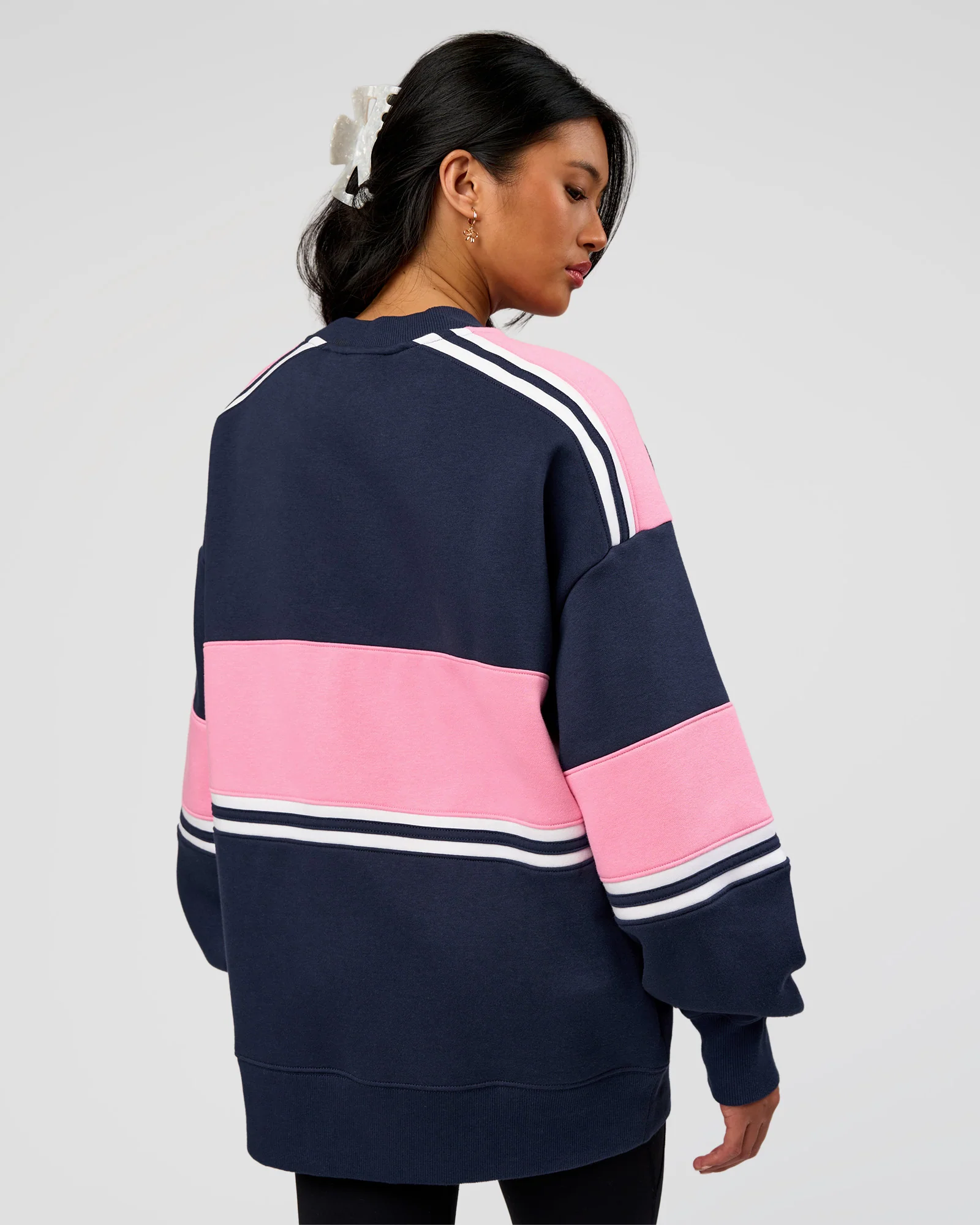 A-Team Sweater Oversize - Future Navy-Candy Pink - Image 8