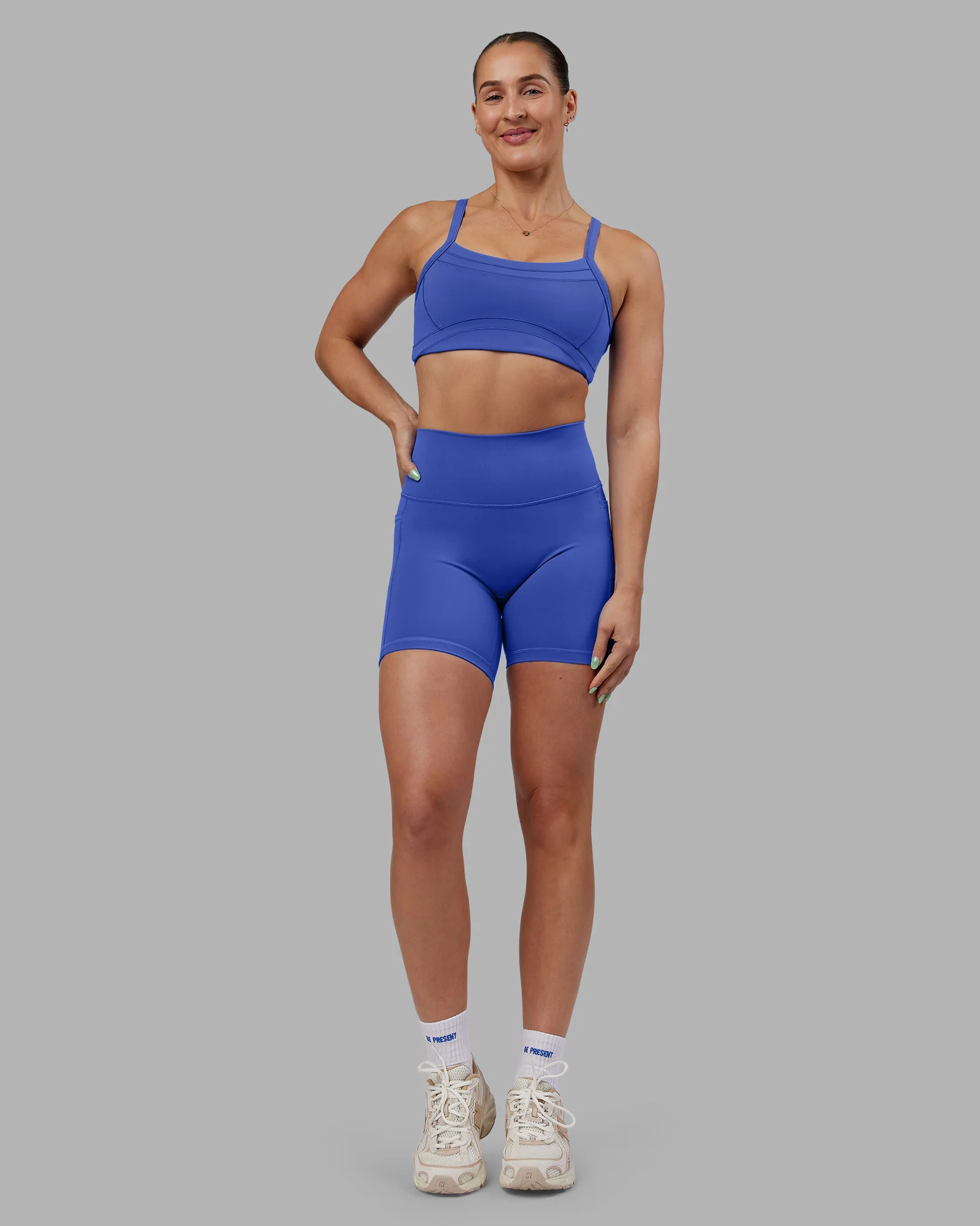 Abs Ignite Sports Bra - Power Cobalt - Image 5