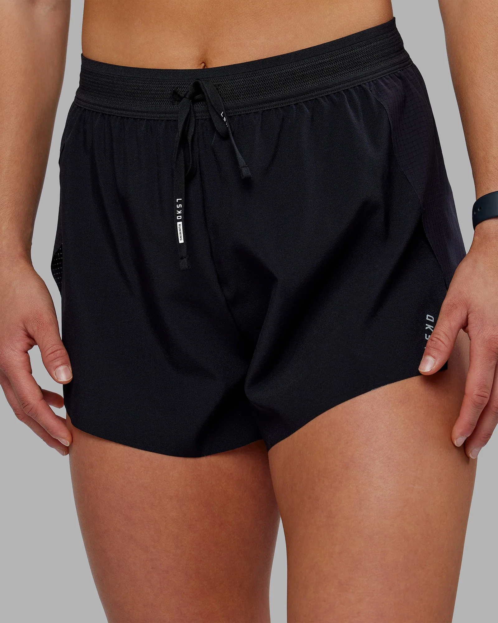 Accelerate 3" High-Rise Running Short - Black - Image 2