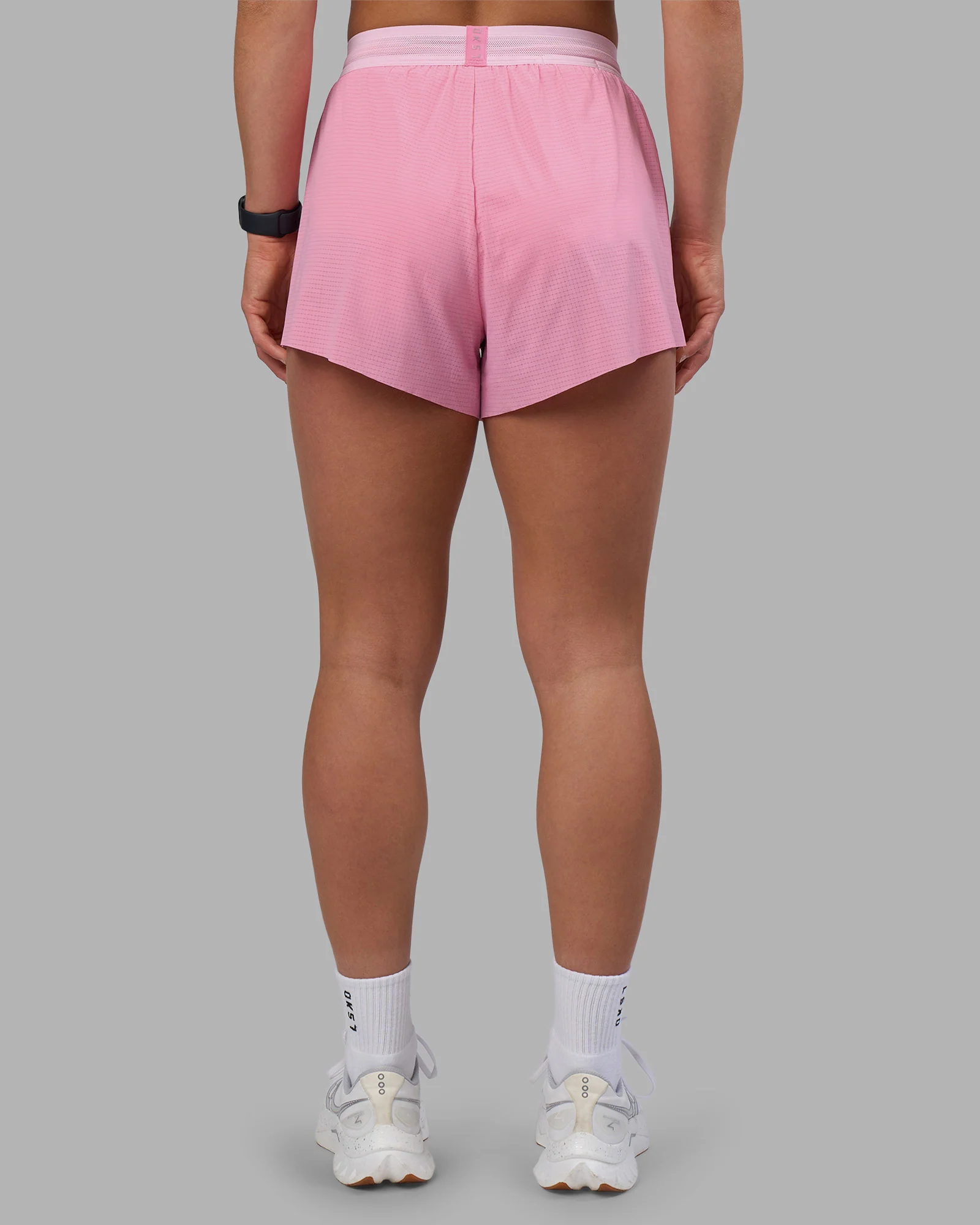 Accelerate 3" High-Rise Running Short - Candy Pink-Marshmallow - Image 4