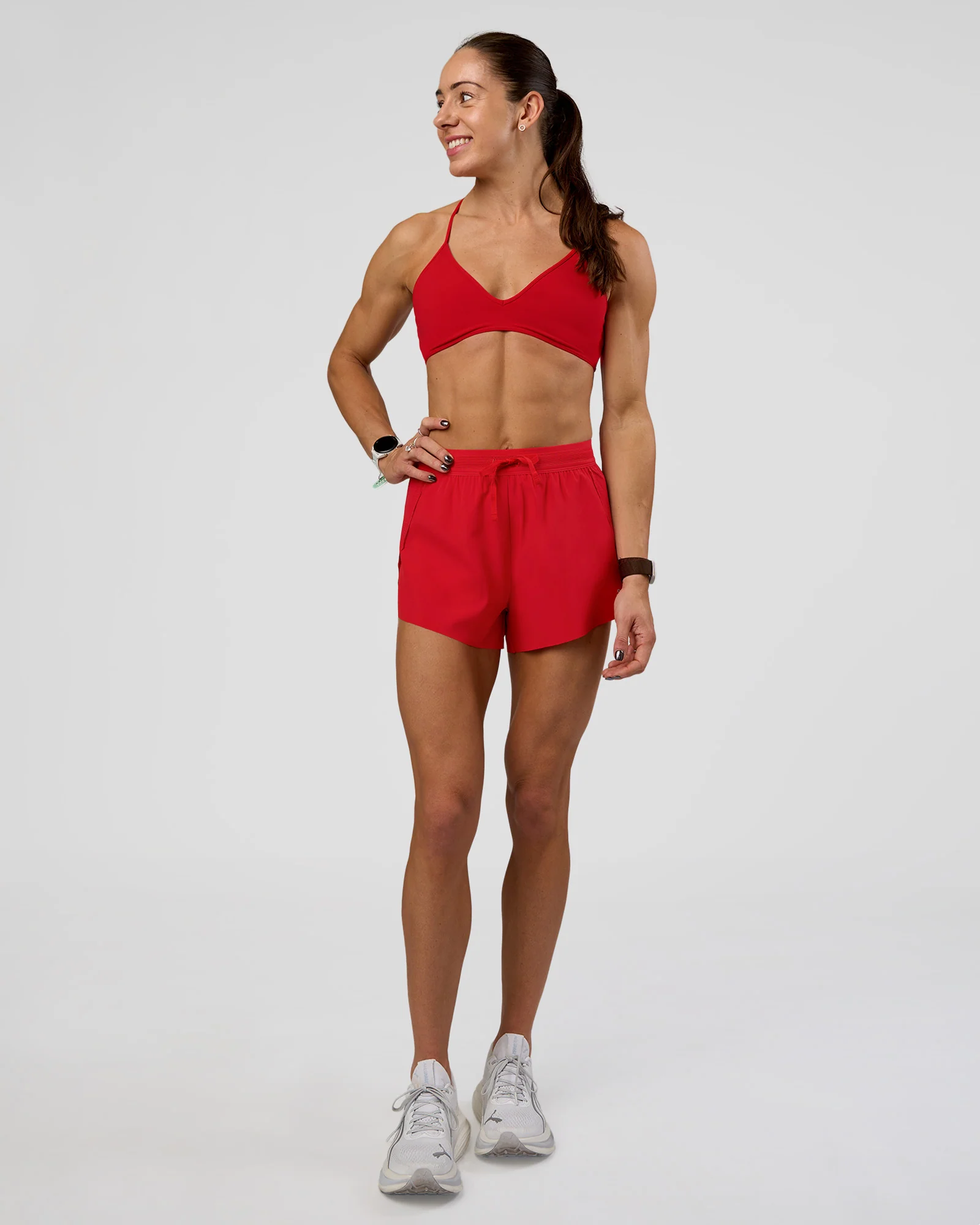 Accelerate 3" High-Rise Running Short - Flame - Image 5