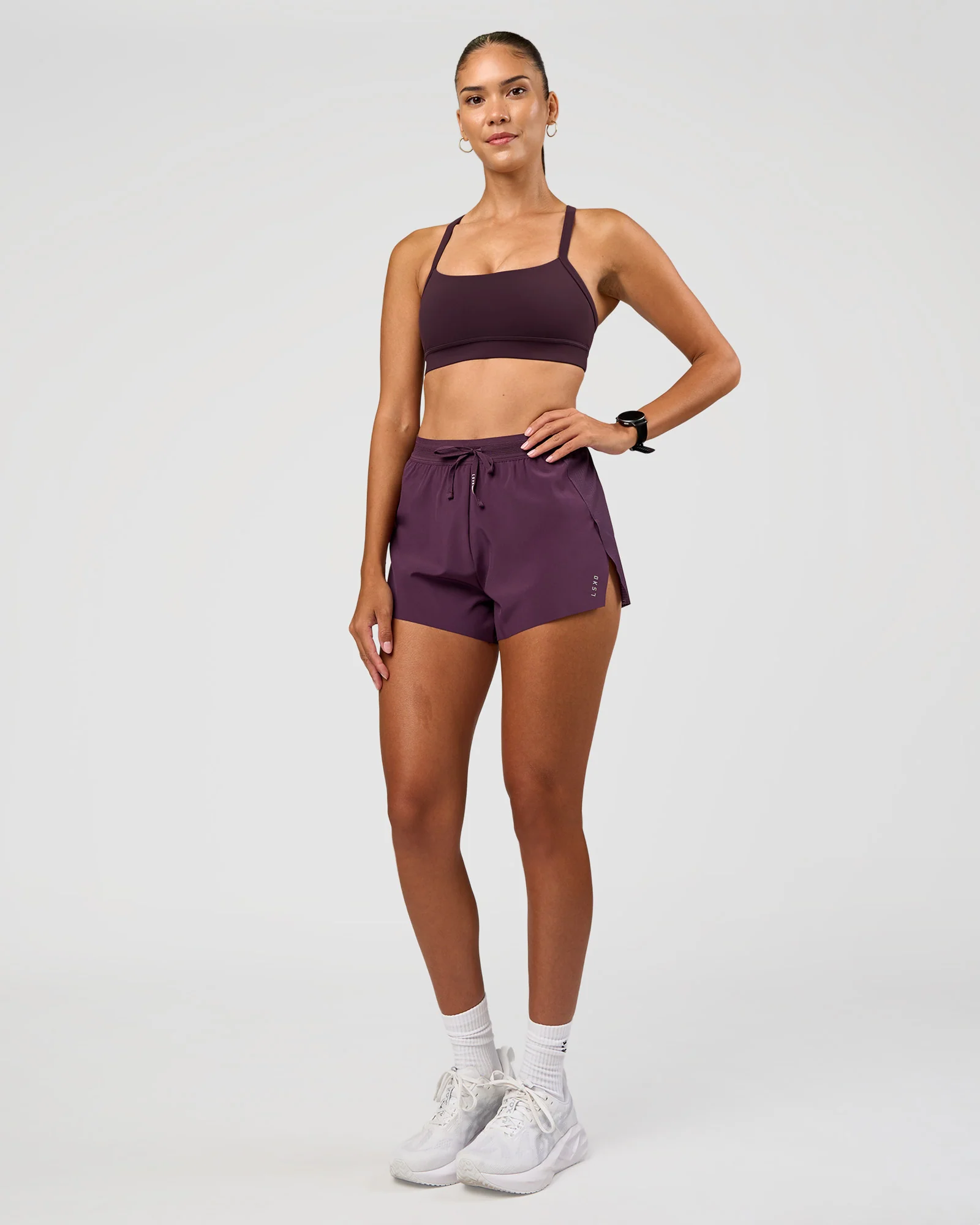 Accelerate 3" High-Rise Running Short - Midnight Plum - Image 5