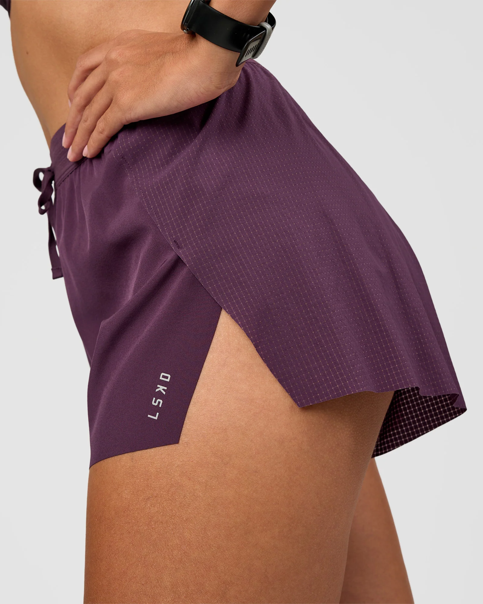 Accelerate 3" High-Rise Running Short - Midnight Plum - Image 6