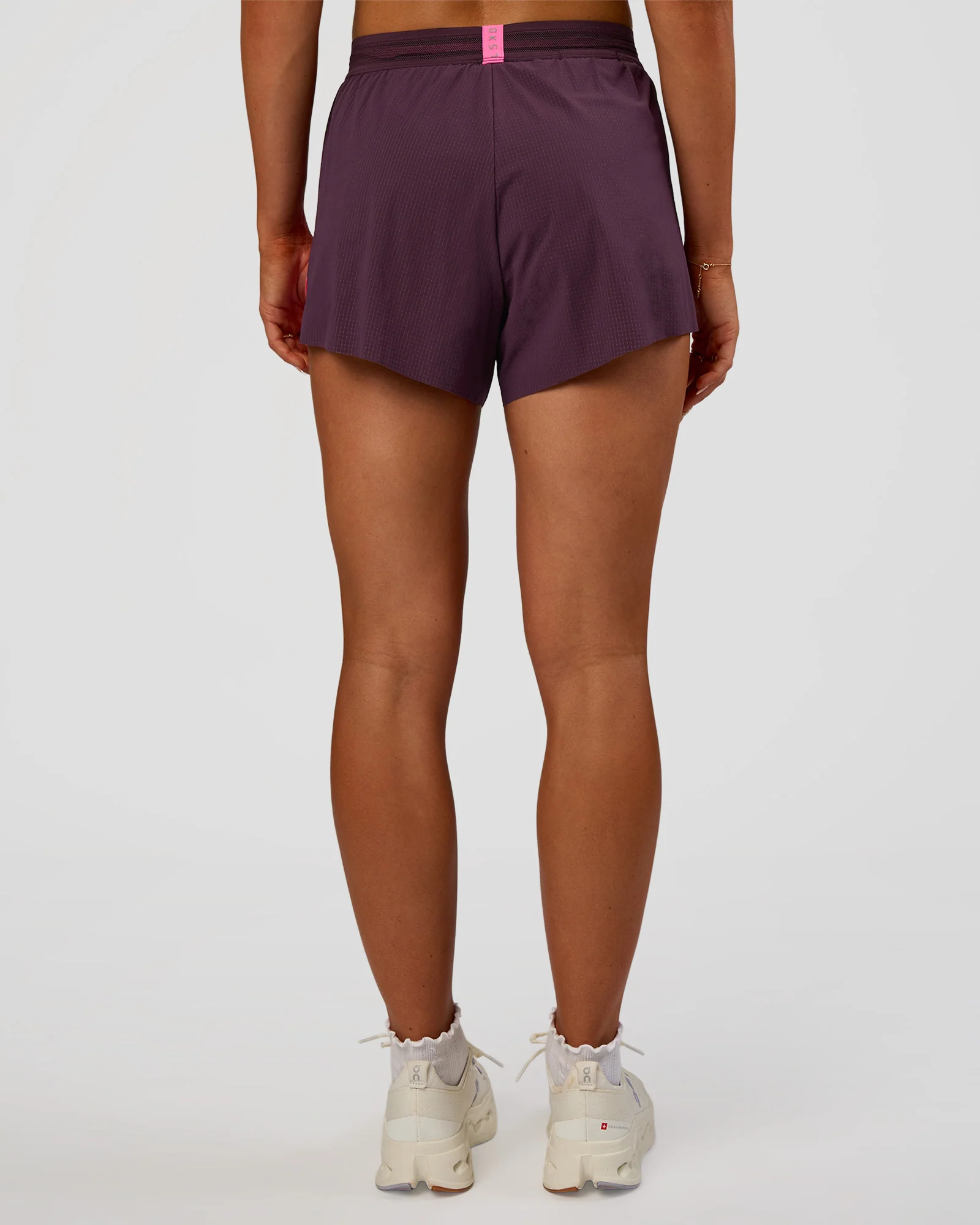 Accelerate 3" High-Rise Running Short - Midnight Plum-Sugar Plum - Image 5