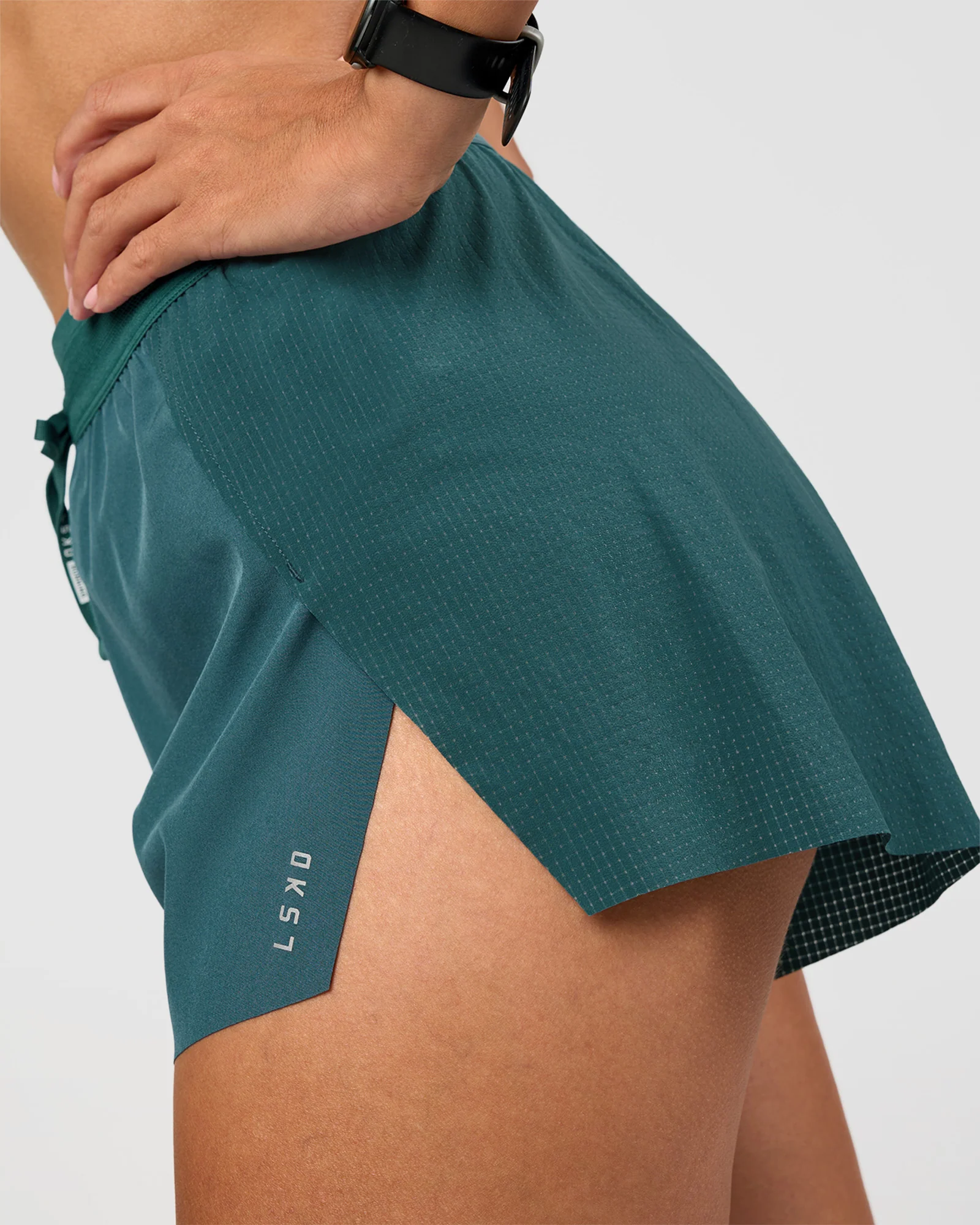 Accelerate 3" High-Rise Running Short - Transformative Teal - Image 6