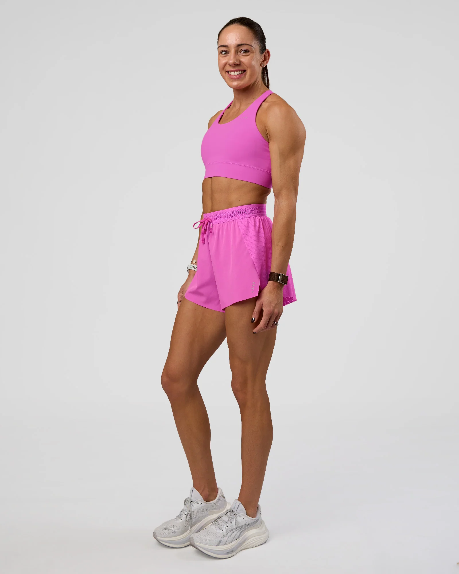 Accelerate 3" High-Rise Running Short - Ultra Fuchsia - Image 5