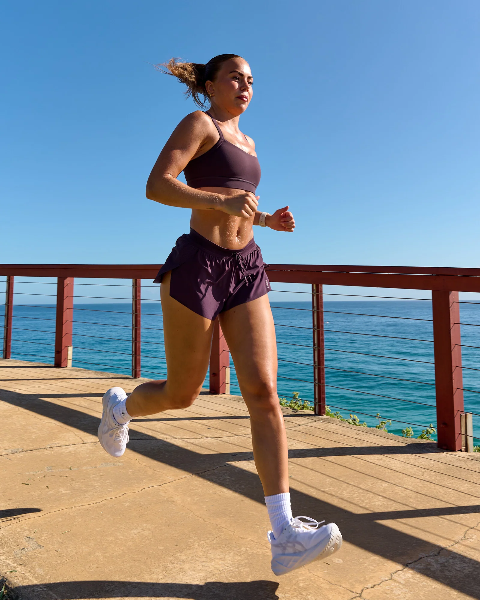 Accelerate 3" Mid-Rise Running Short - Midnight Plum - Image 4