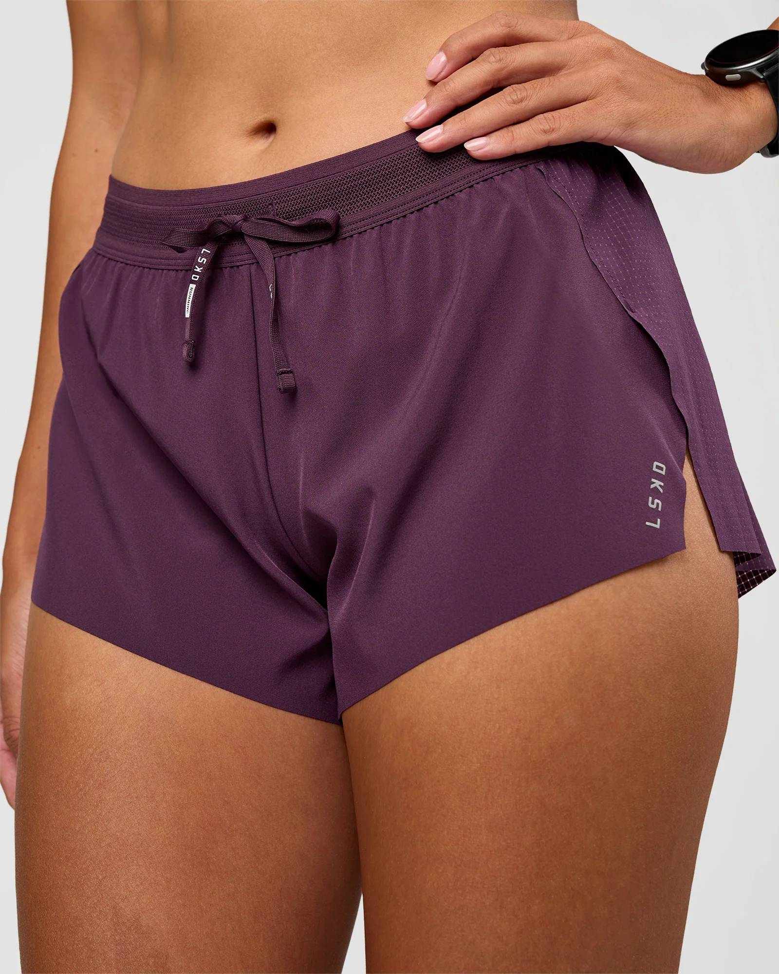 Accelerate 3" Mid-Rise Running Short - Midnight Plum - Image 9