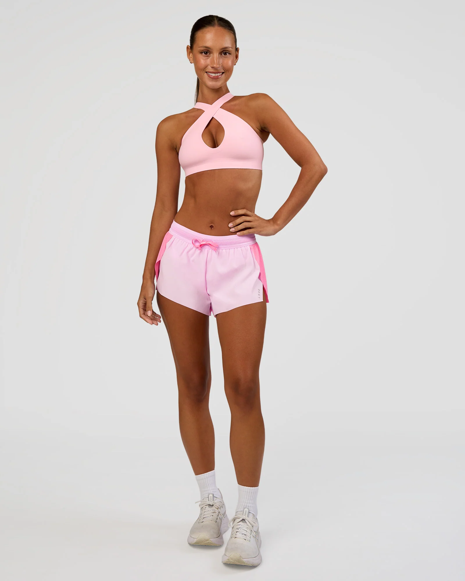 Accelerate 3" Mid-Rise Running Short - Candy Pink-Marshmallow - Image 5