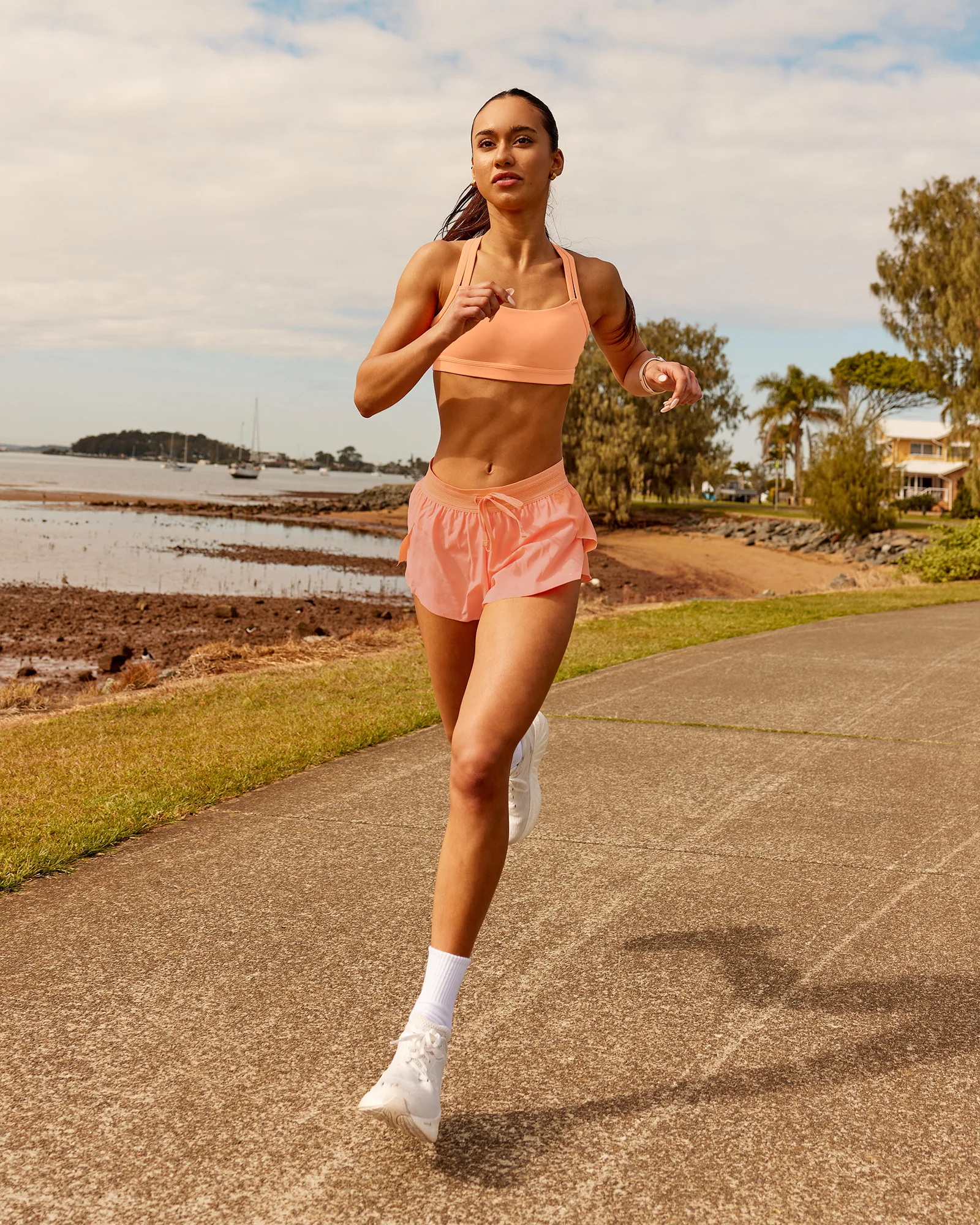 Accelerate 3" Mid-Rise Running Short - Cantaloupe - Image 13