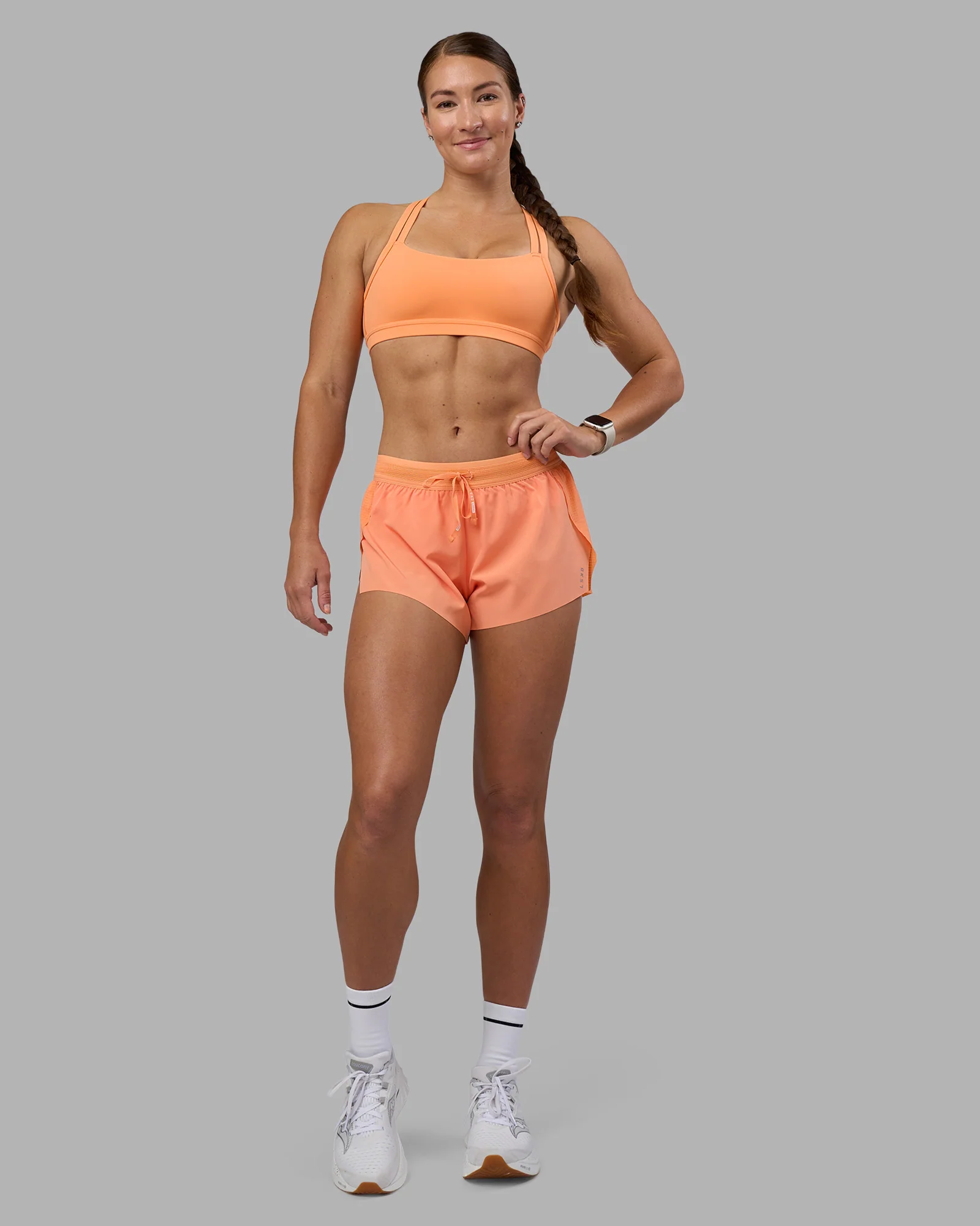 Accelerate 3" Mid-Rise Running Short - Cantaloupe - Image 5