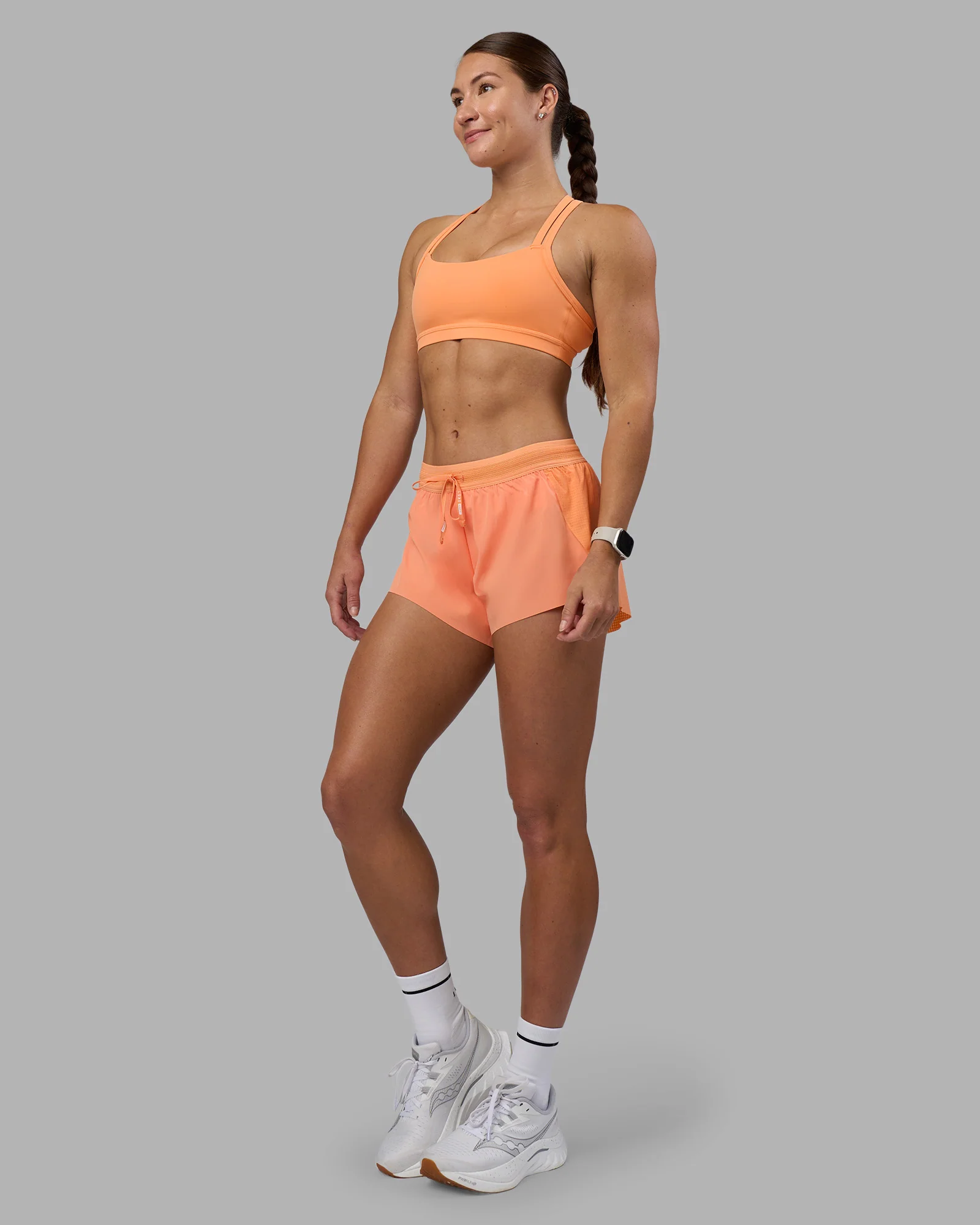 Accelerate 3" Mid-Rise Running Short - Cantaloupe - Image 7