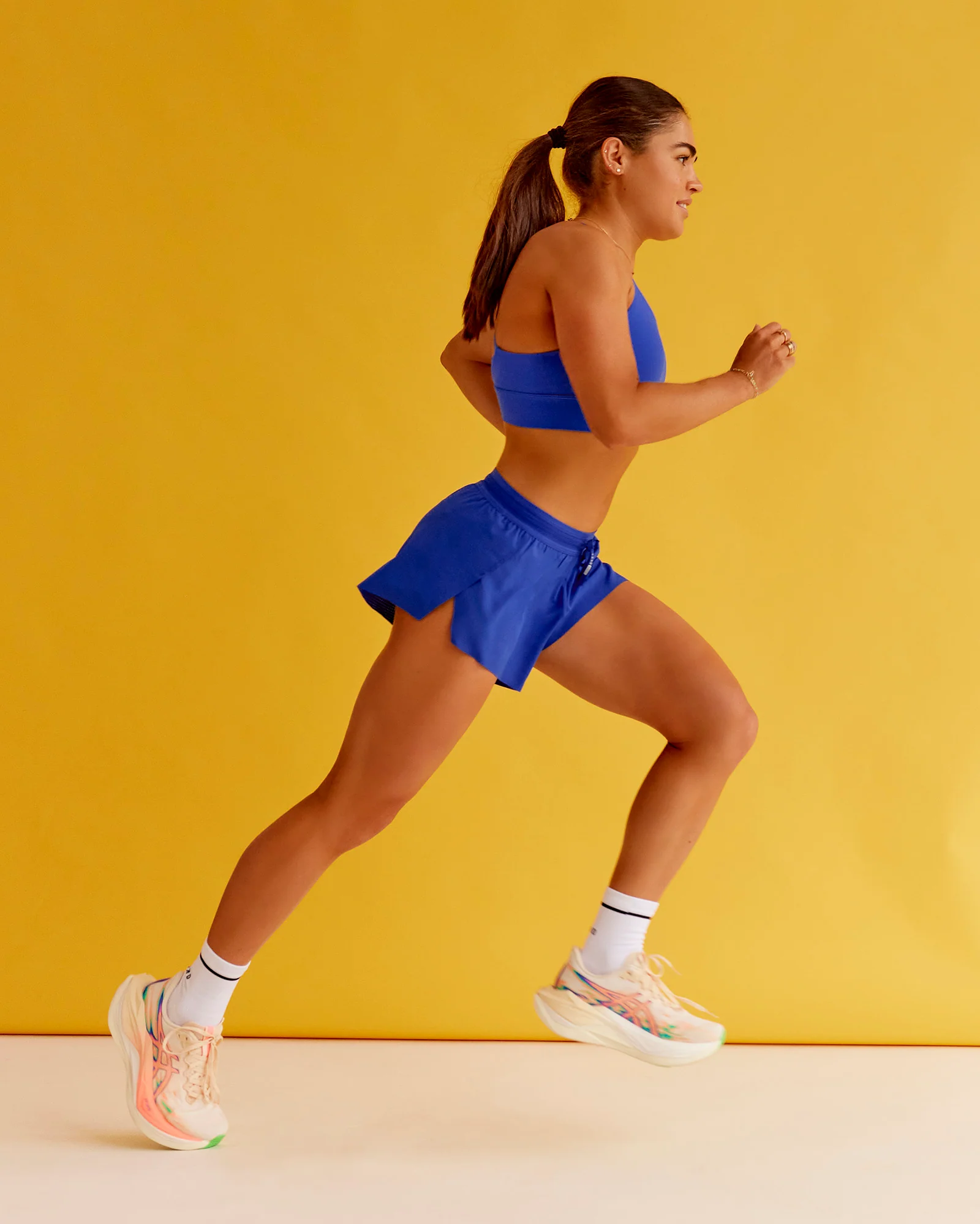 Accelerate 3" Mid-Rise Running Short - Electric Indigo - Image 7