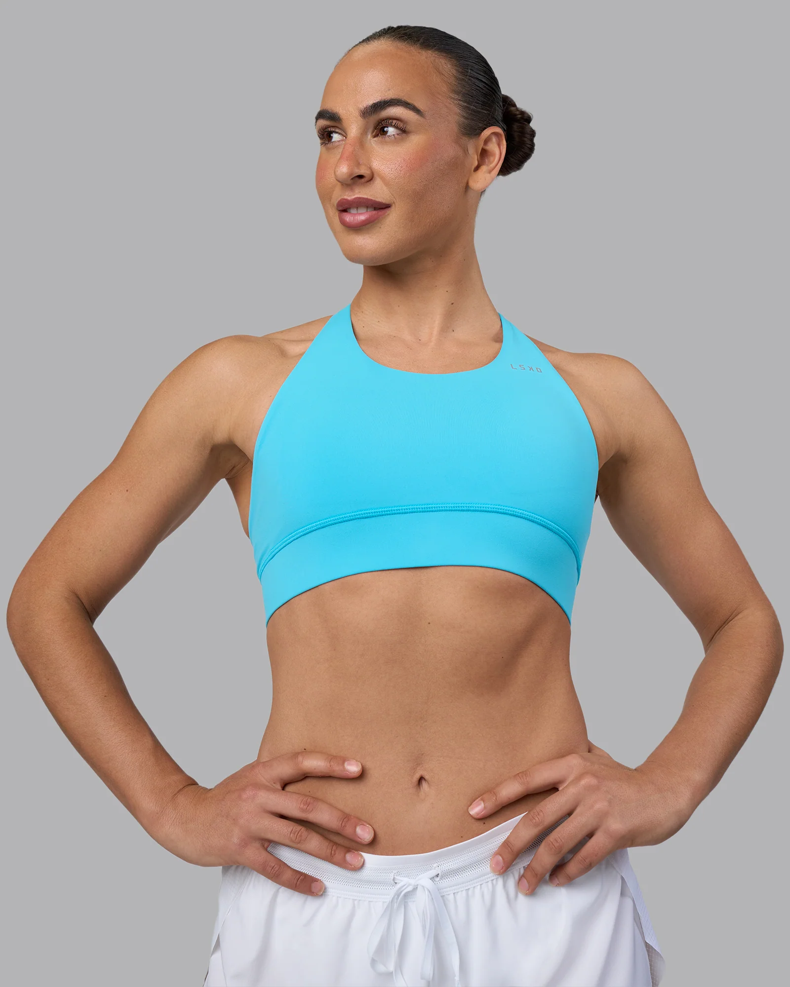 Accelerate Sports Bra - Blue Atoll - Image 5