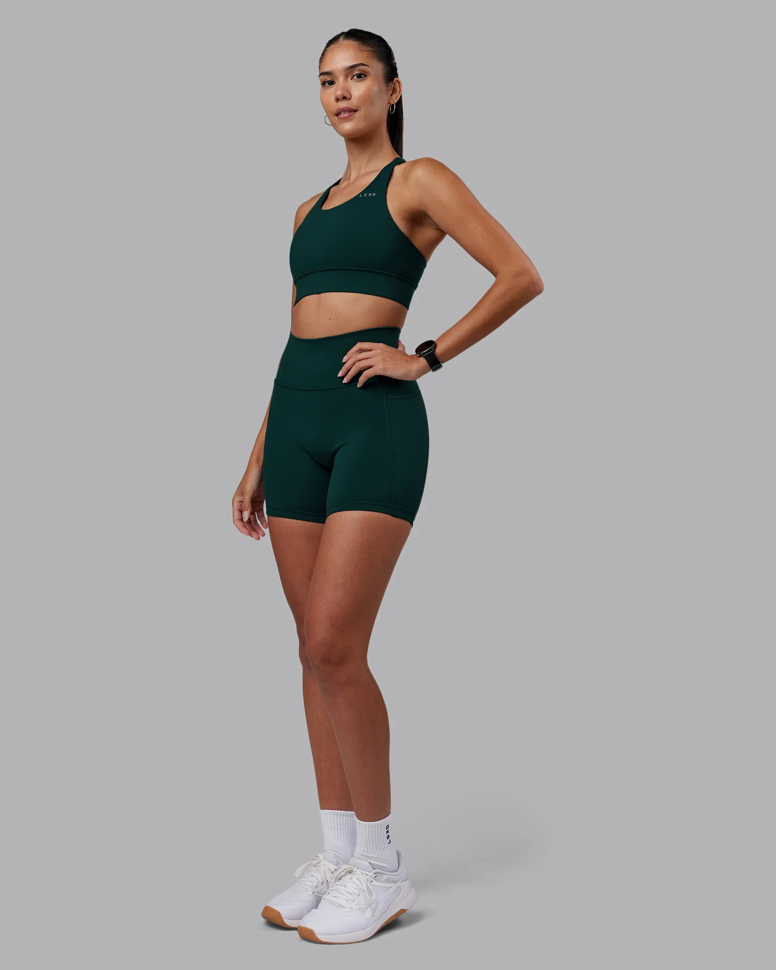 Accelerate Sports Bra - Dark Moss - Image 8