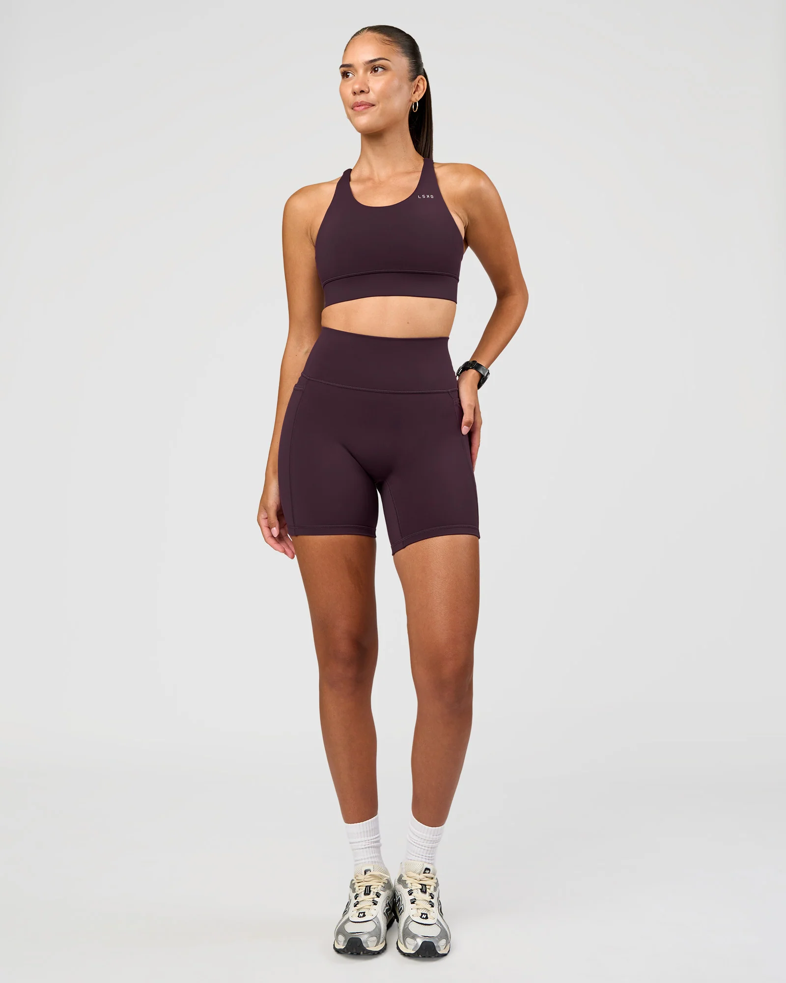 Accelerate Sports Bra - Midnight Plum - Image 3