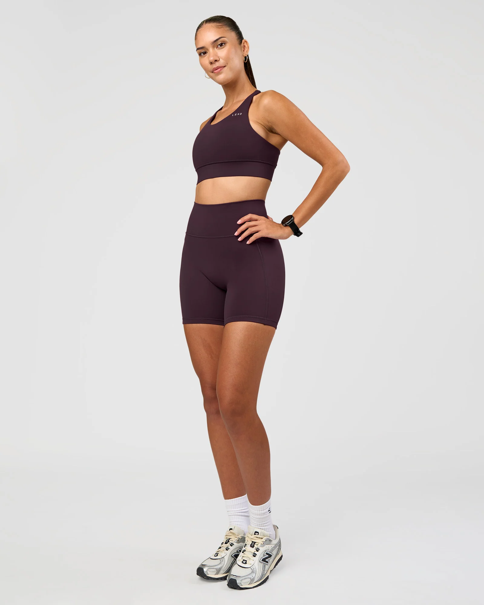 Accelerate Sports Bra - Midnight Plum - Image 5