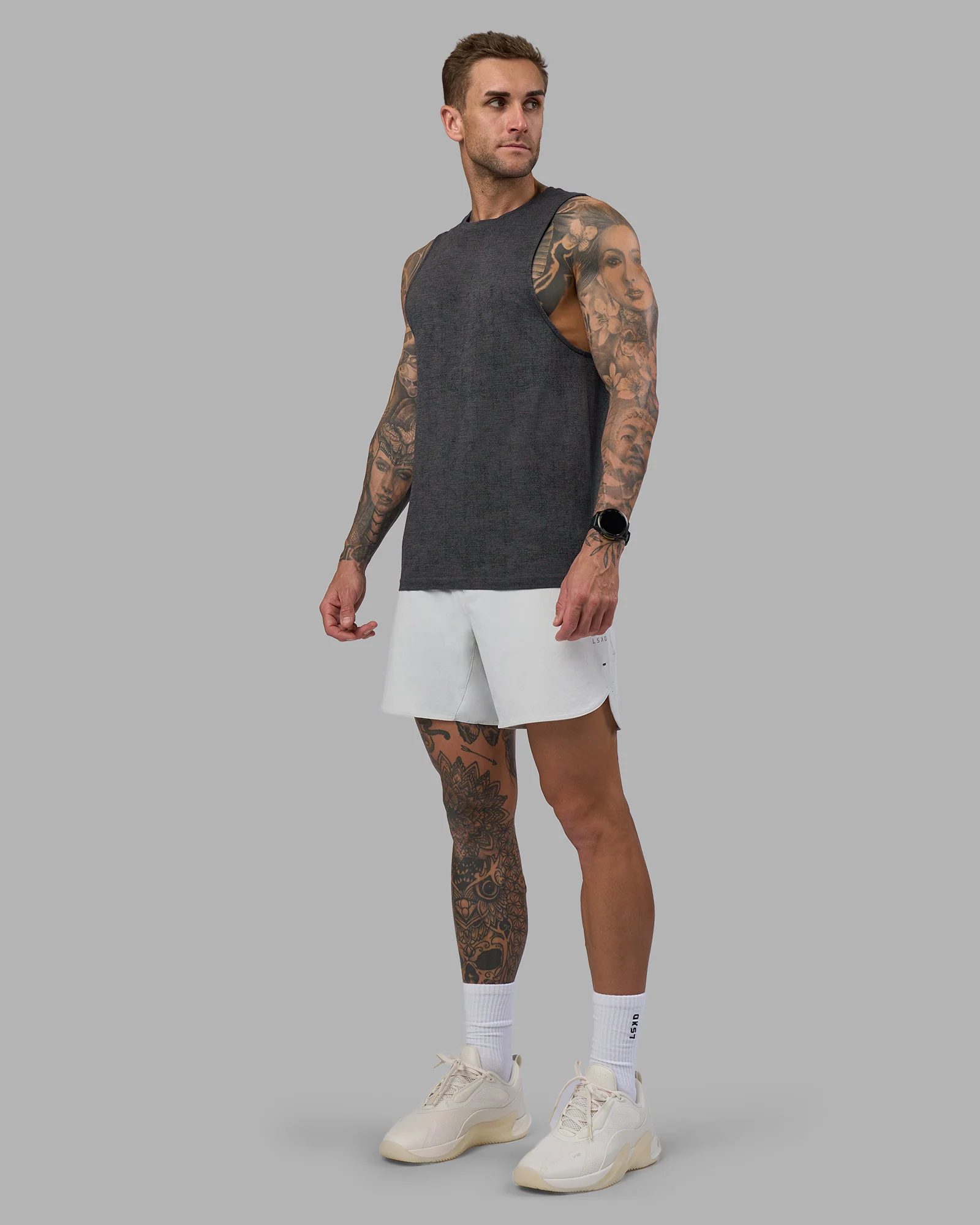 AeroFLX+ Seamless Muscle Tank - Black Camo-Graphite - Image 2