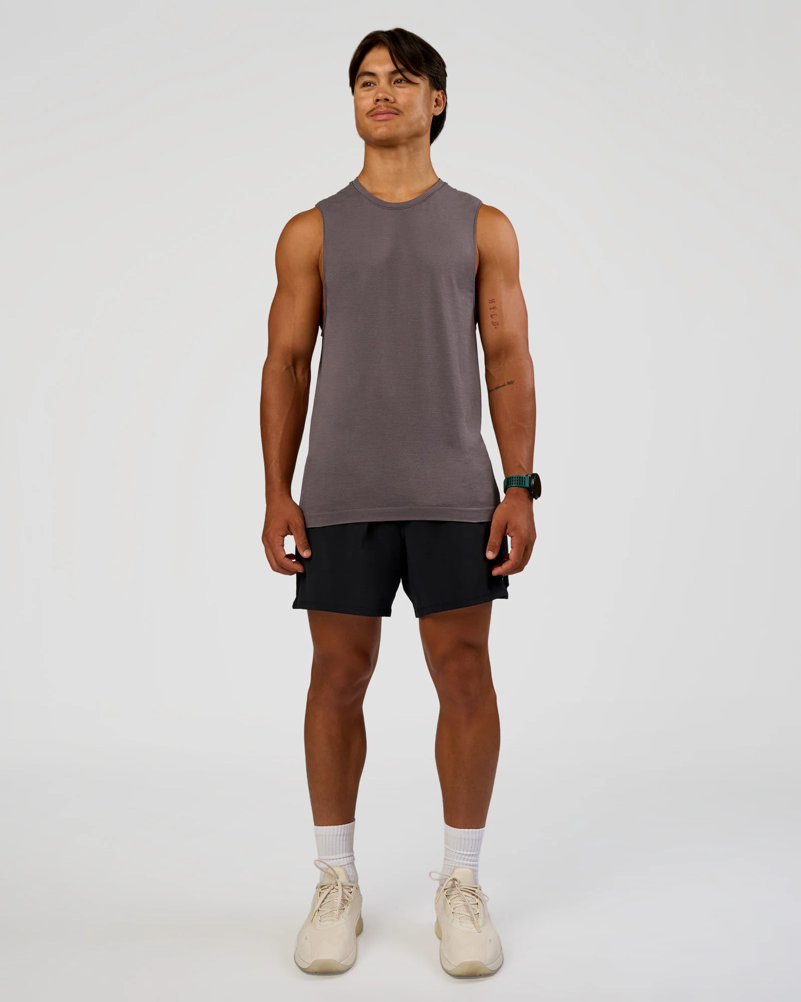 AeroFLX+ Seamless Muscle Tank - Duskstone/Duskstone - Image 6