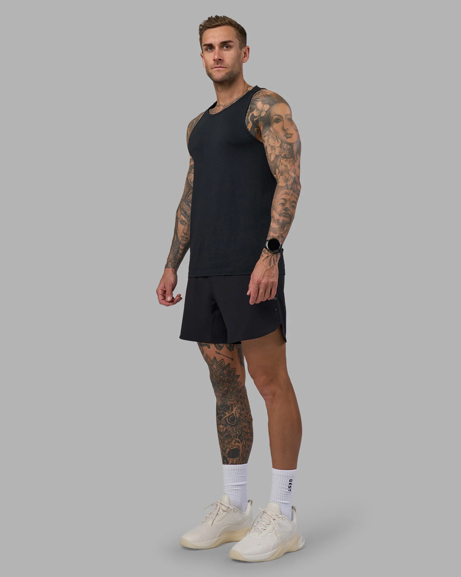 AeroFLX+ Seamless Tank - Black Marl - Image 5