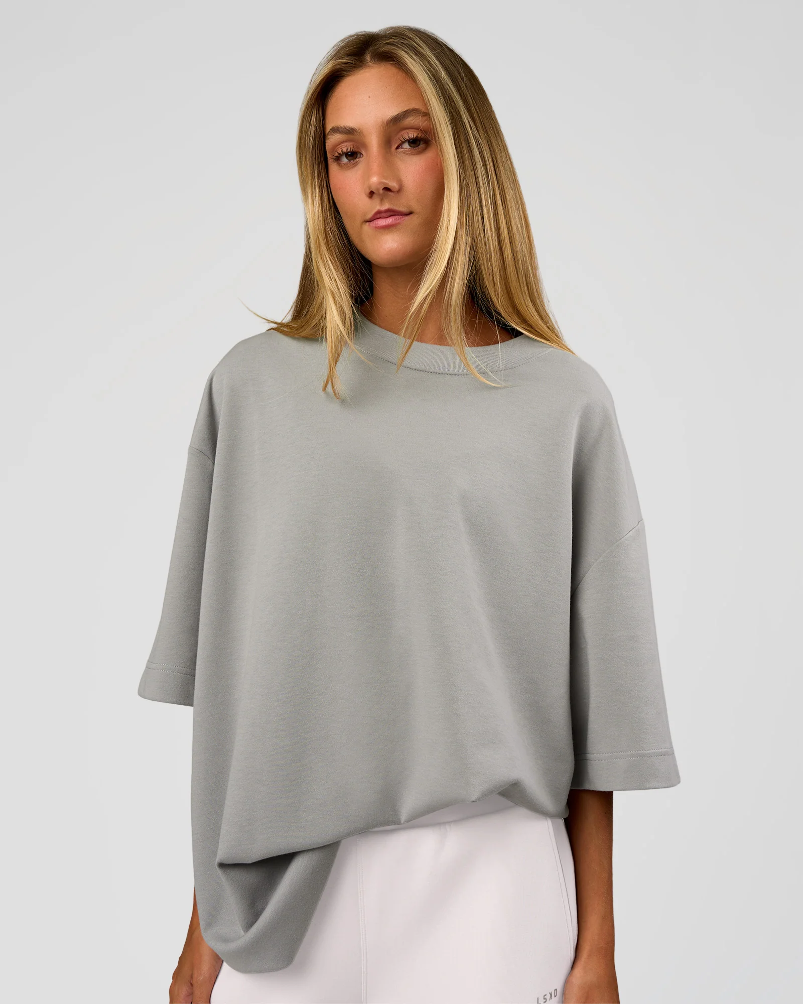 AfterDark ZeroCrease Oversized Tee - Alloy - Image 4
