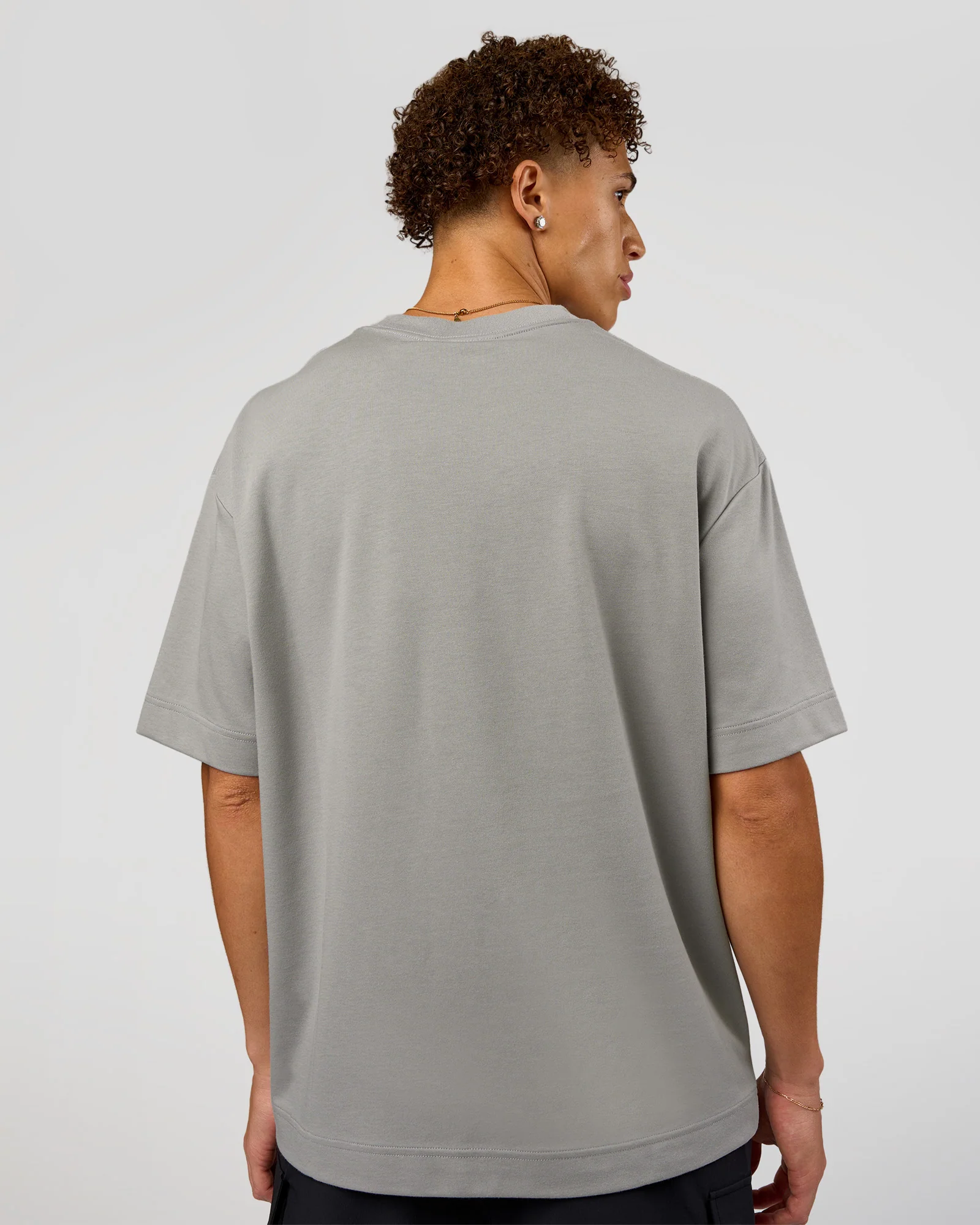 AfterDark ZeroCrease Oversized Tee - Alloy - Image 6
