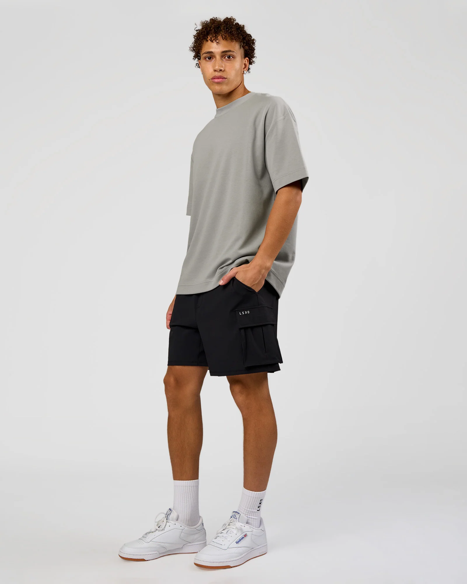 AfterDark ZeroCrease Oversized Tee - Alloy - Image 8