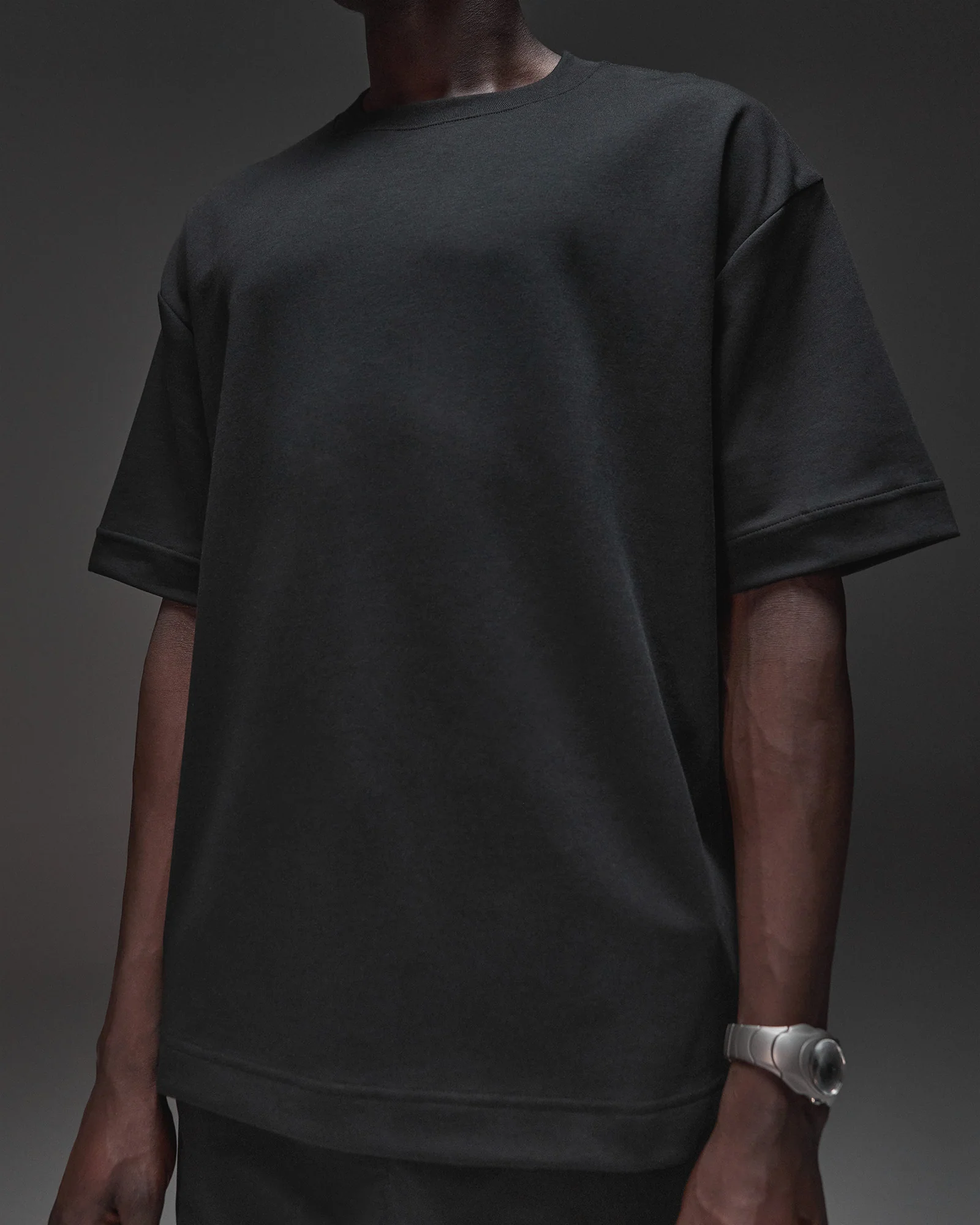 AfterDark ZeroCrease Oversized Tee - Black - Image 12