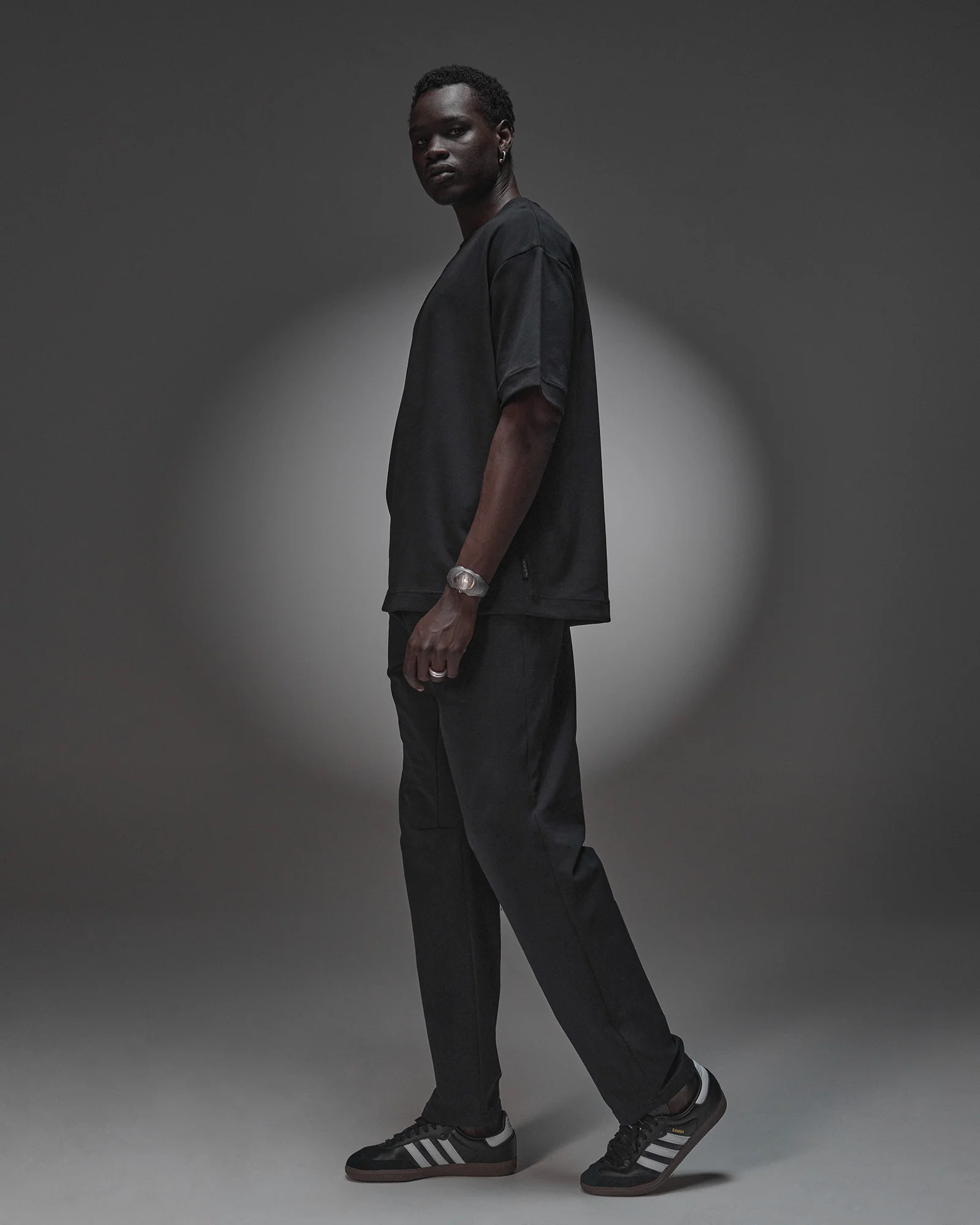 AfterDark ZeroCrease Oversized Tee - Black - Image 3