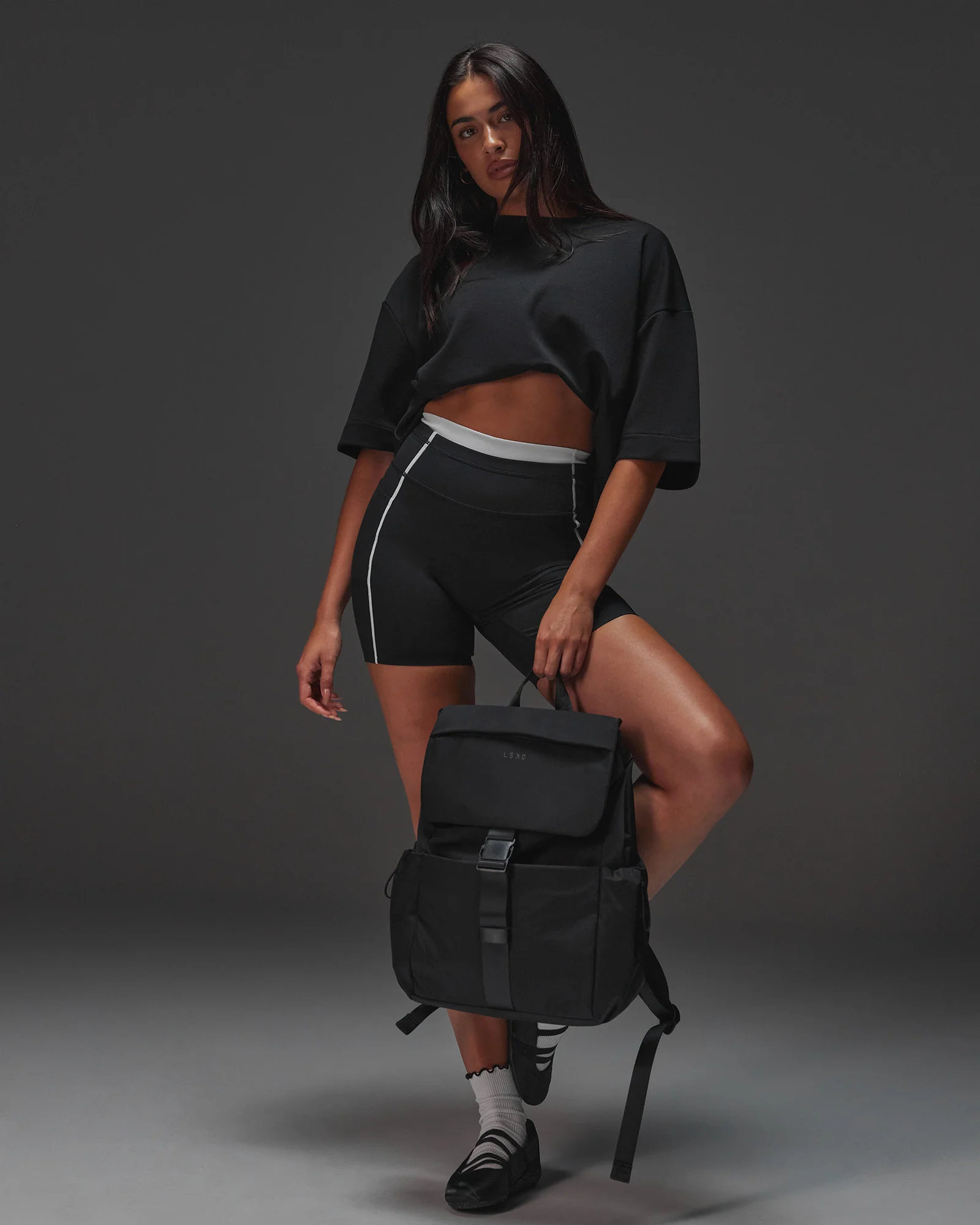 AfterDark ZeroCrease Oversized Tee - Black - Image 9