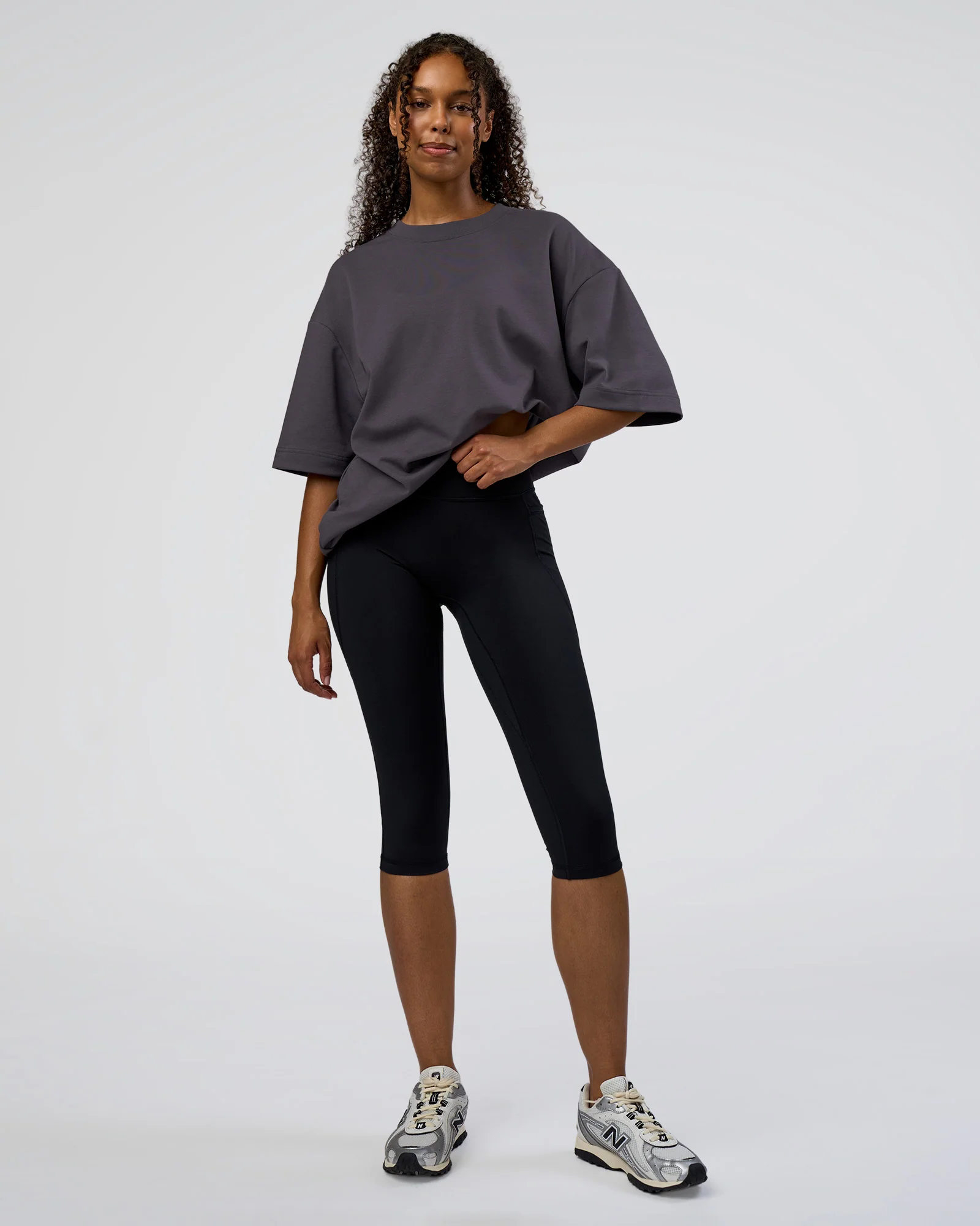 AfterDark ZeroCrease Oversized Tee - Dark Storm - Image 8