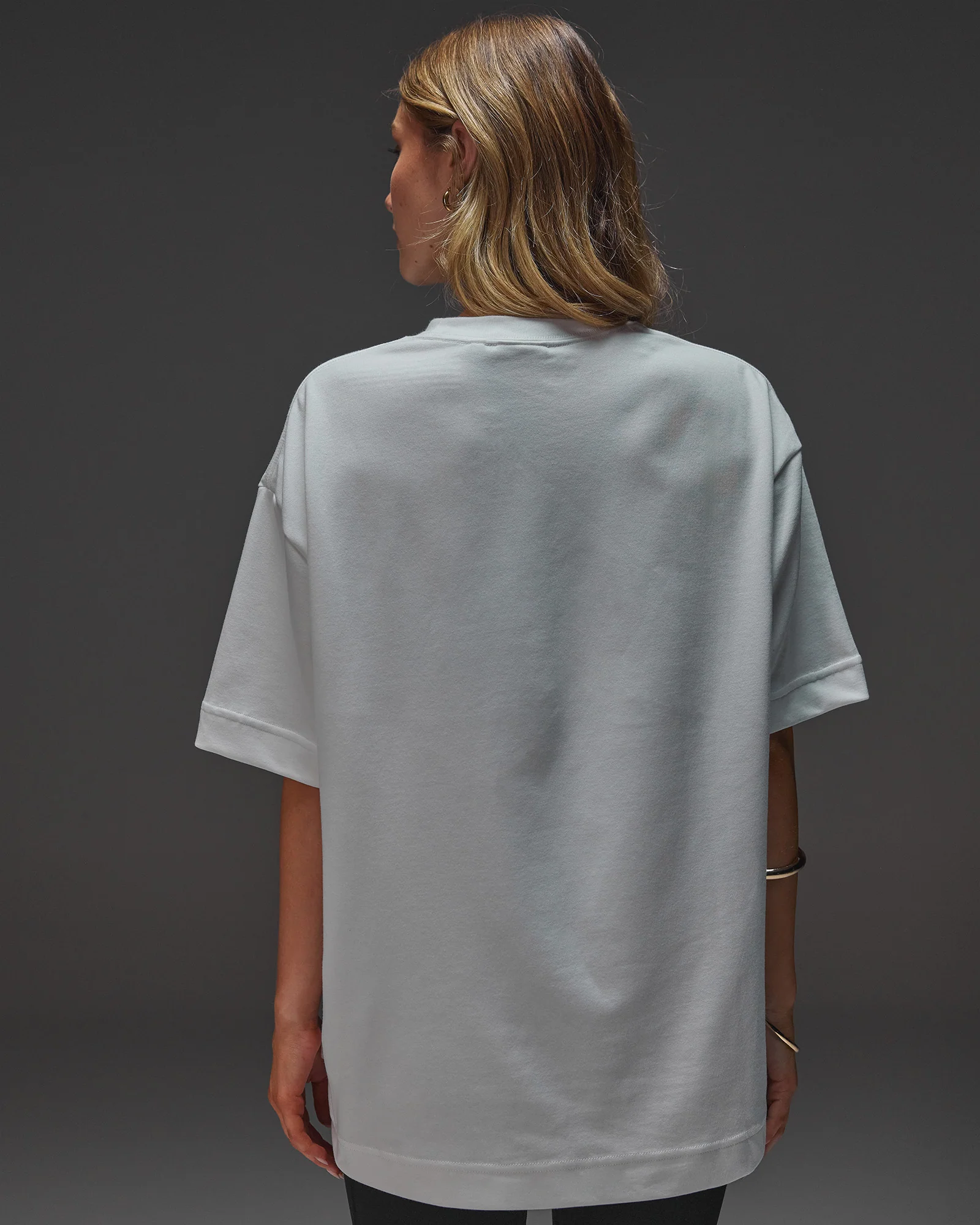 AfterDark ZeroCrease Oversized Tee - White - Image 12