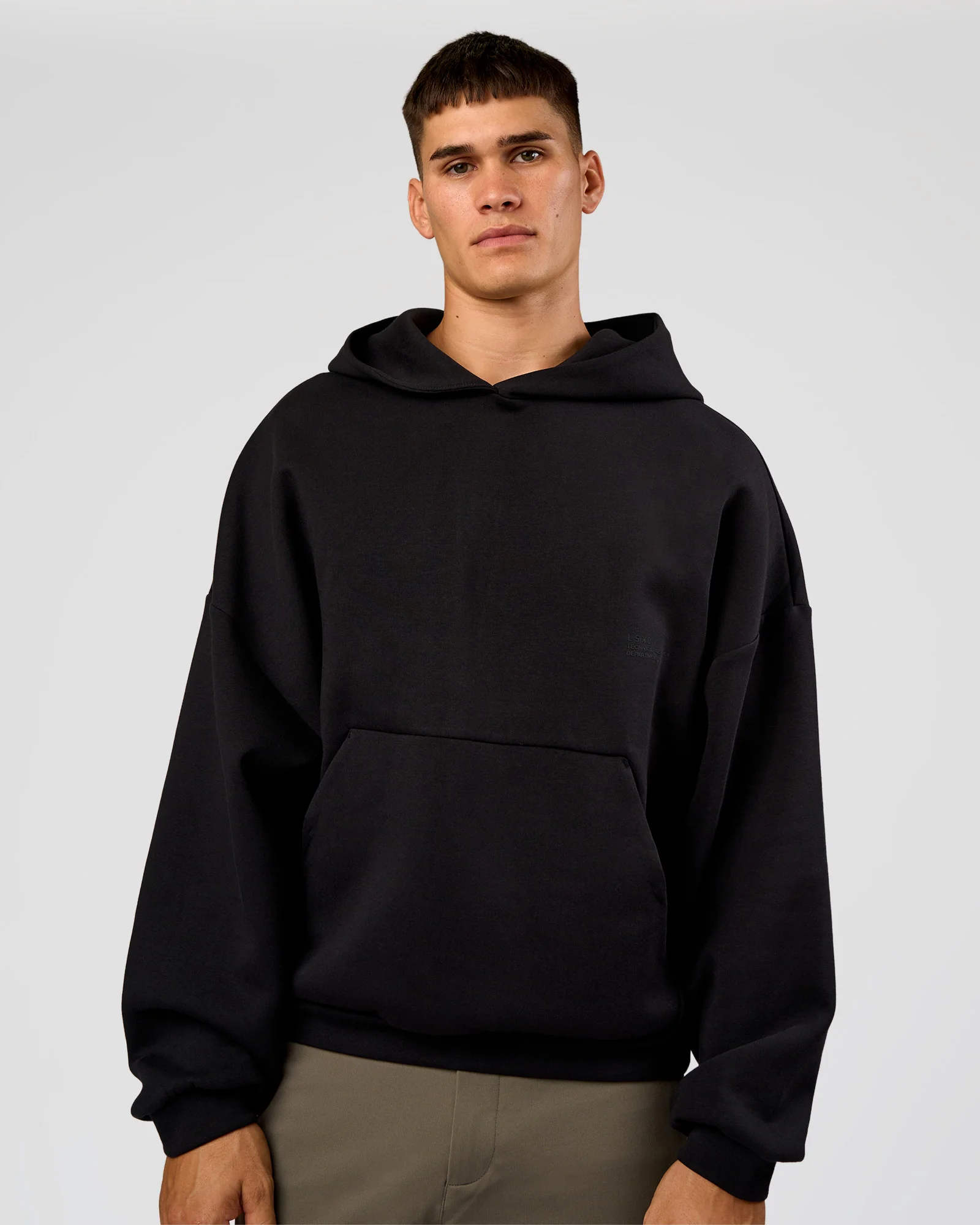 AfterDark ZeroCrease Oversized Hoodie - Black - Image 10