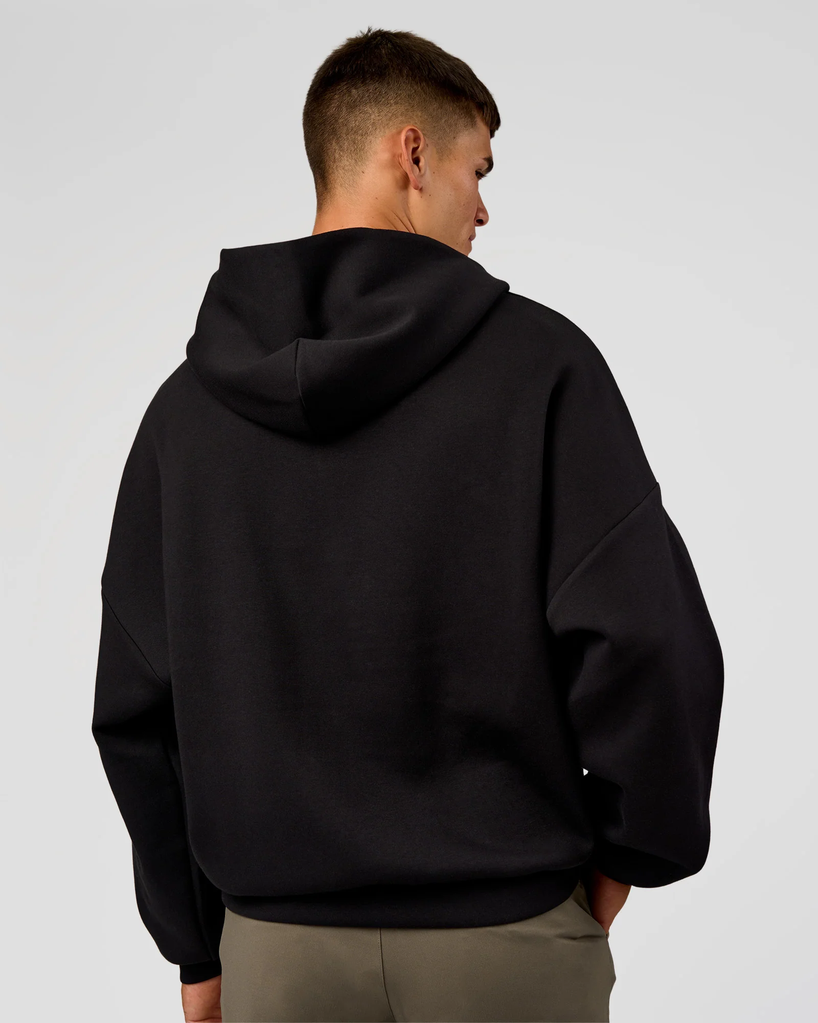 AfterDark ZeroCrease Oversized Hoodie - Black - Image 6