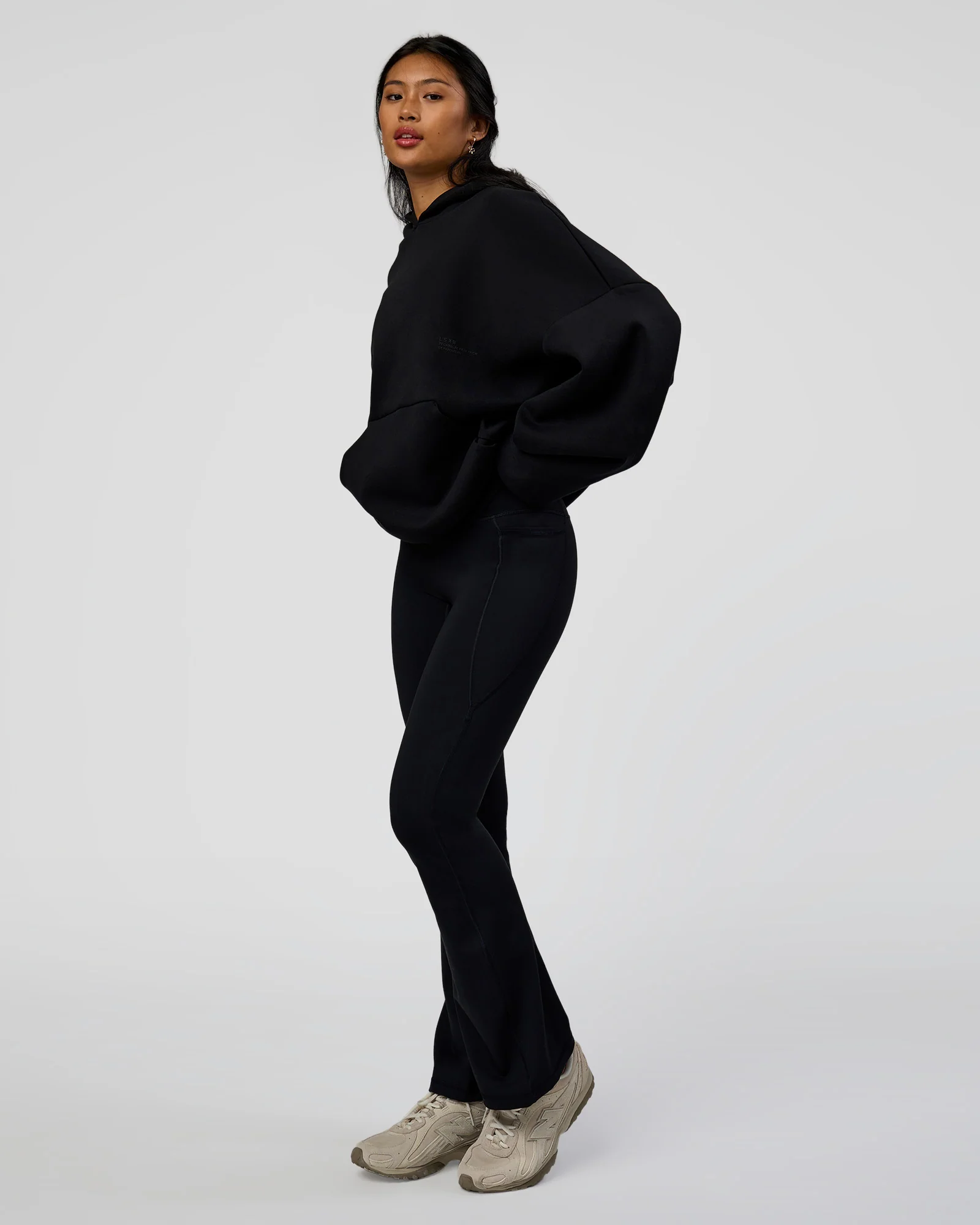 AfterDark ZeroCrease Oversized Hoodie - Black - Image 9