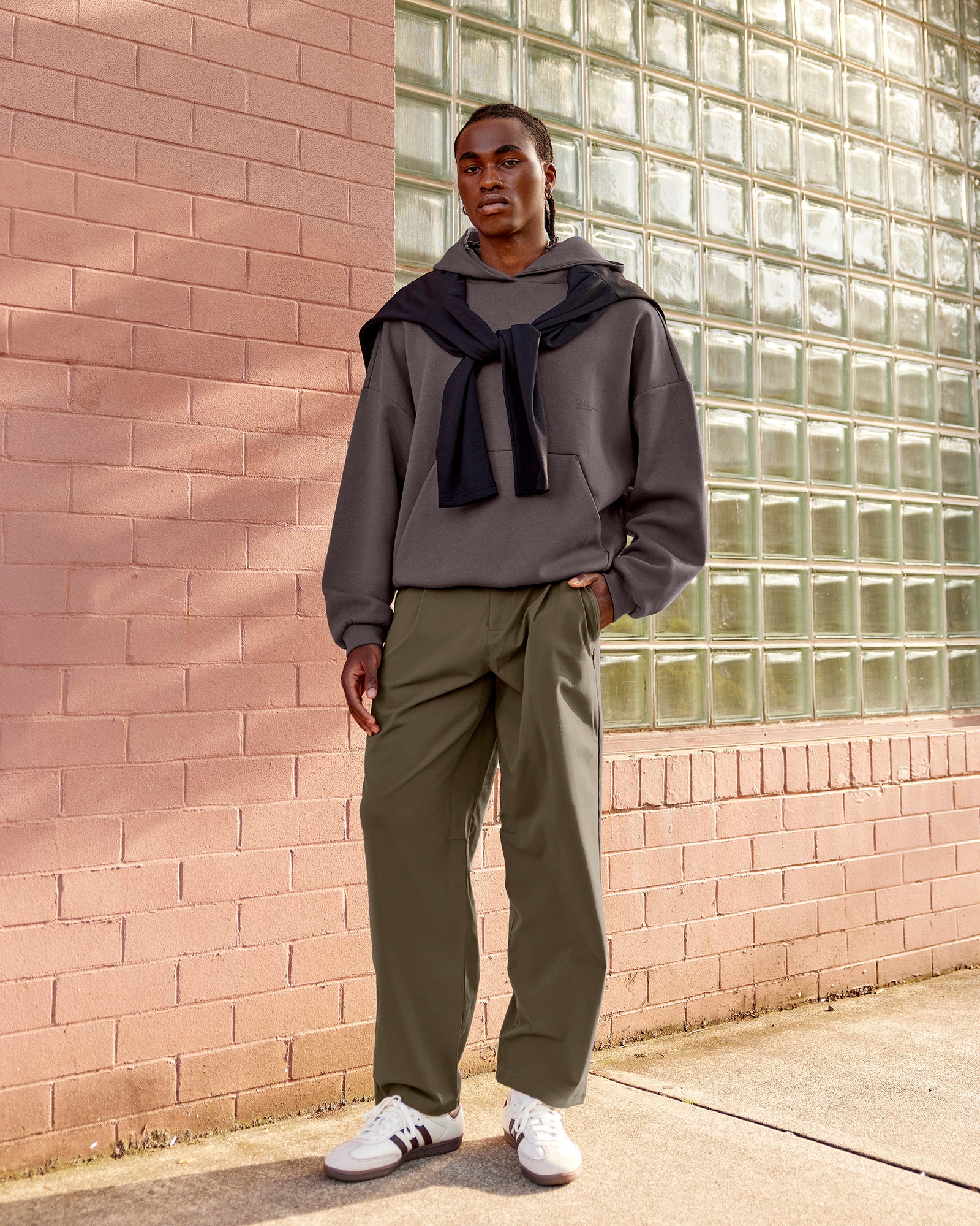 AfterDark ZeroCrease Oversized Hoodie - Duskstone - Image 3
