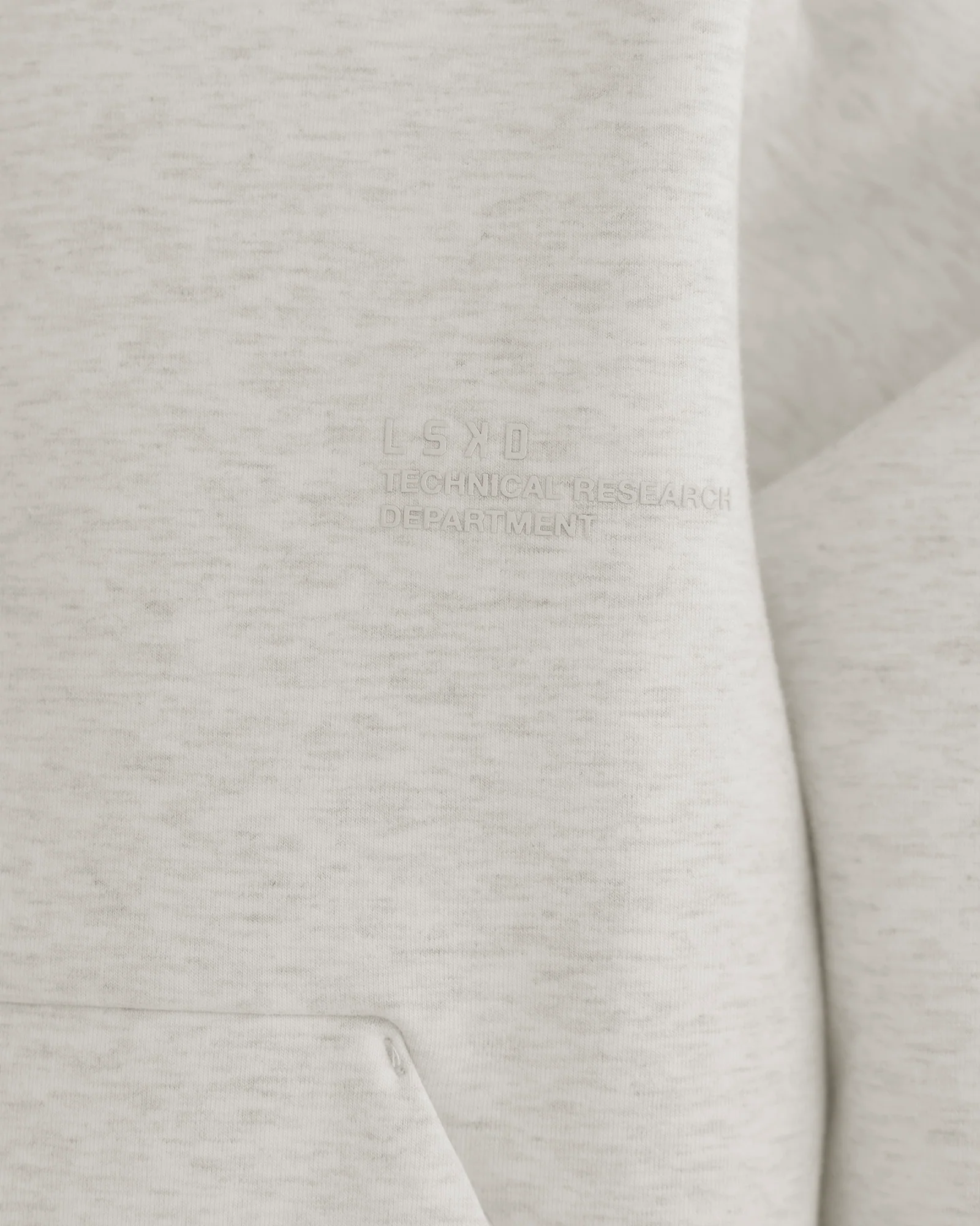 AfterDark ZeroCrease Oversized Hoodie - Silver Marl - Image 3