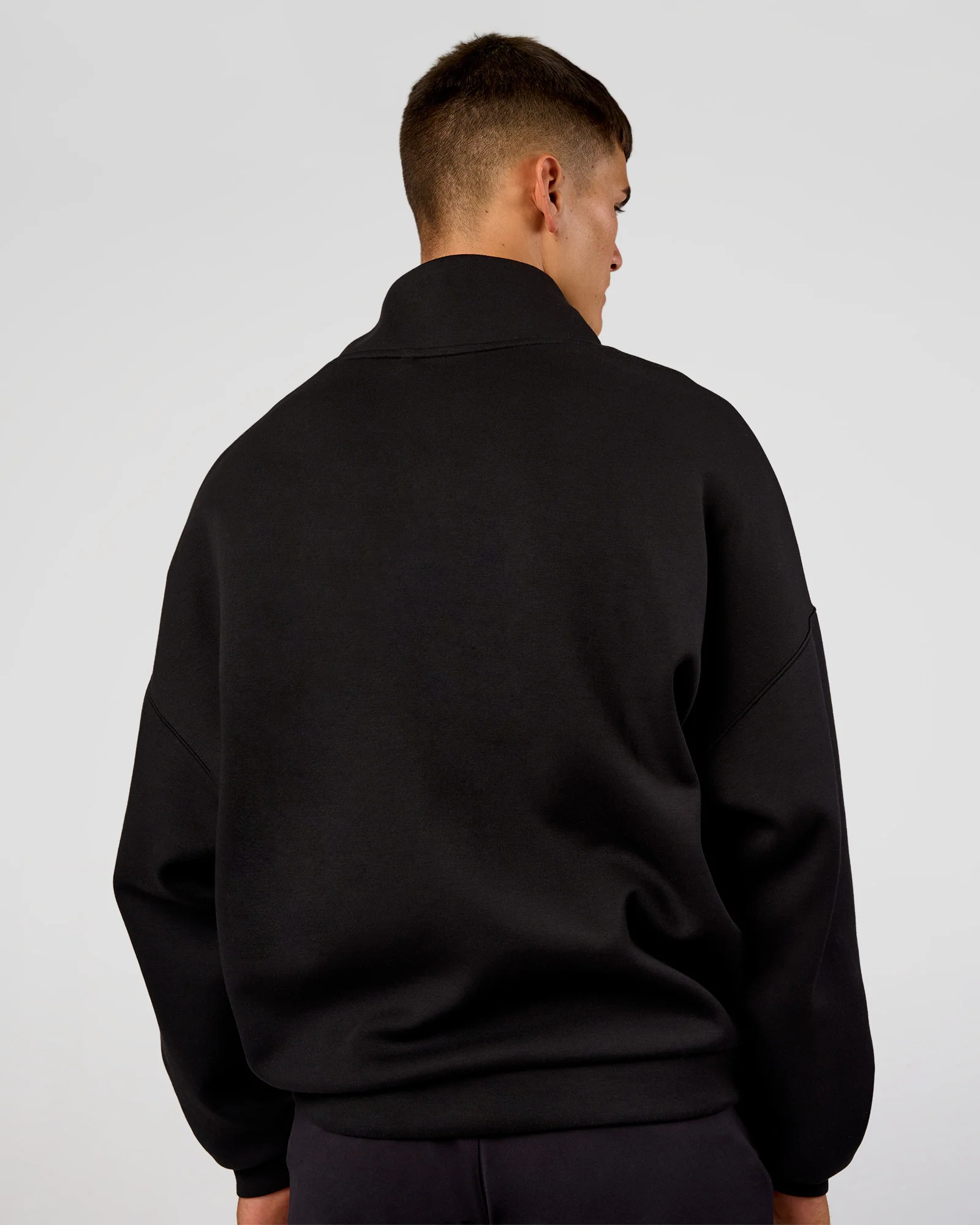 AfterDark ZeroCrease Quarter Zip - Black - Image 6