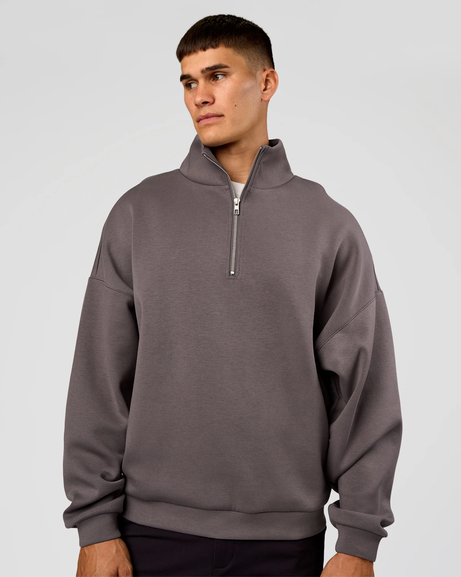 AfterDark ZeroCrease Quarter Zip - Duskstone - Image 11