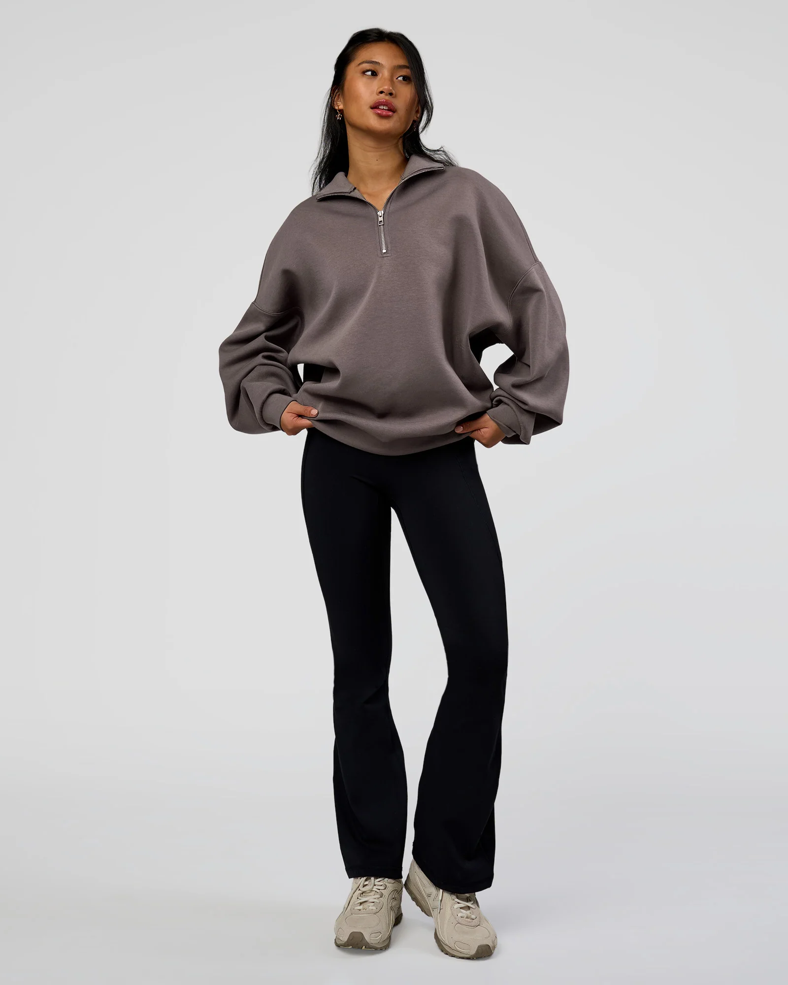 AfterDark ZeroCrease Quarter Zip - Duskstone - Image 5