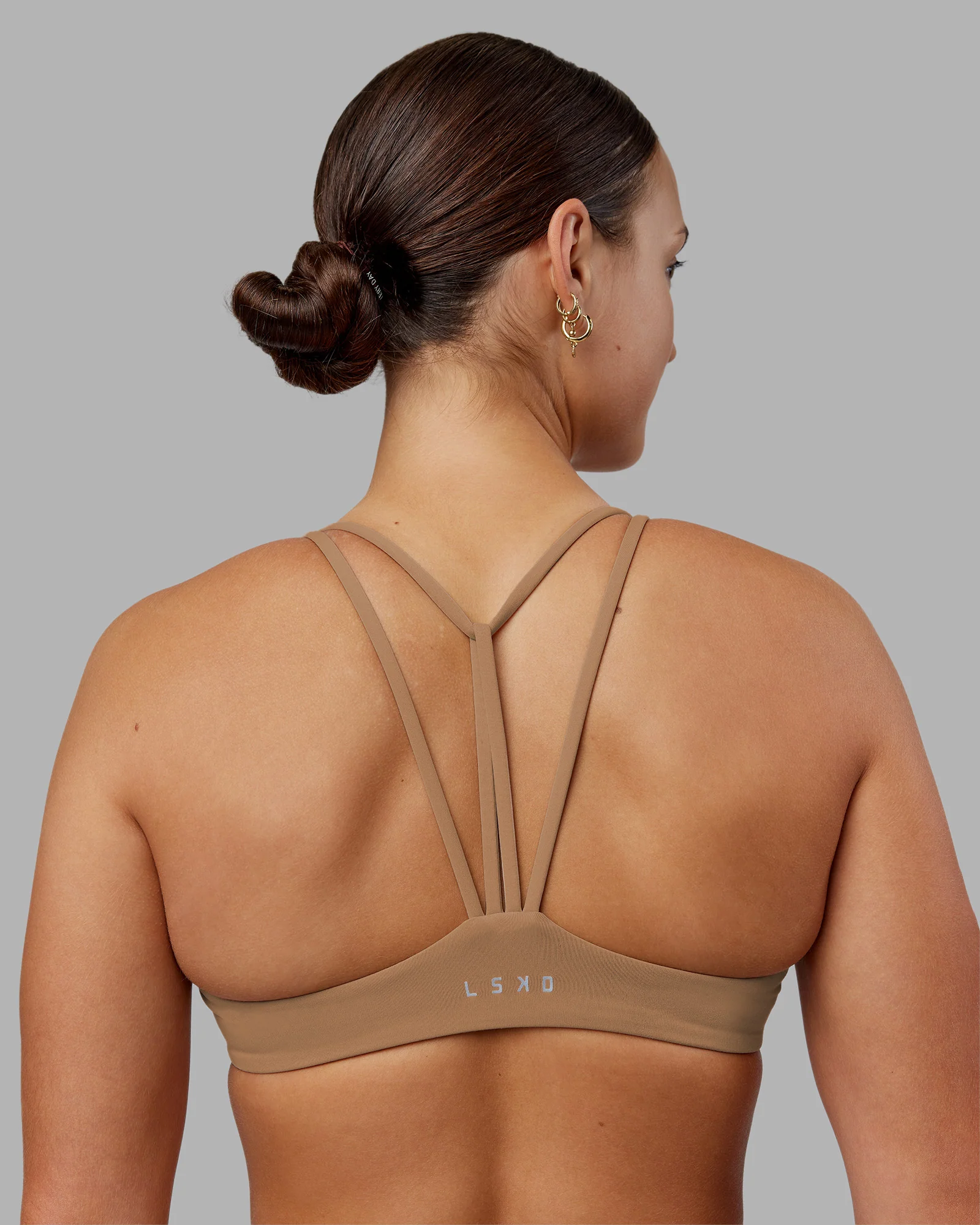 Agile Sports Bra - Warm Smoke - Image 6