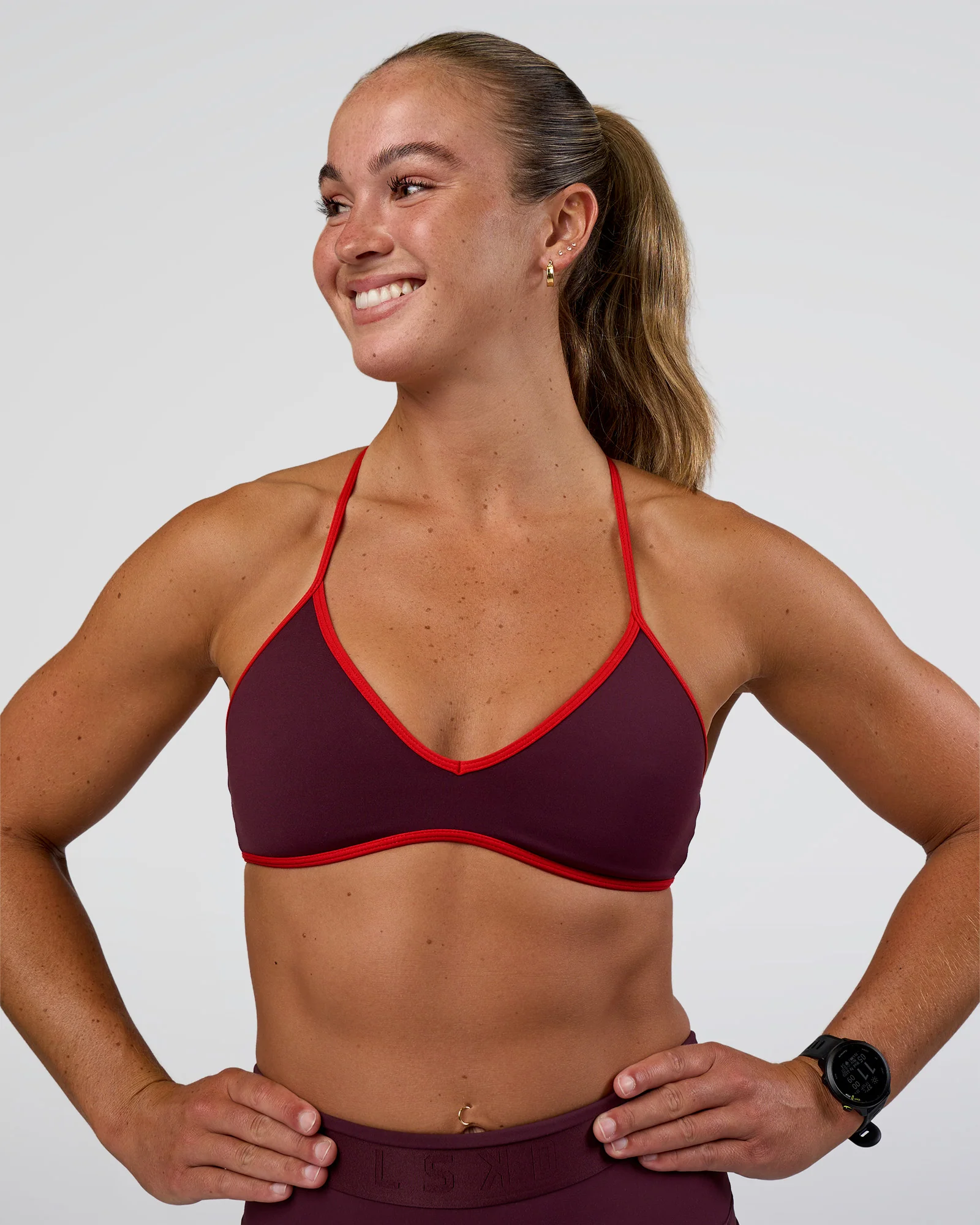 Ambience Sports Bra - Cherry Lacquer-Flame - Image 4