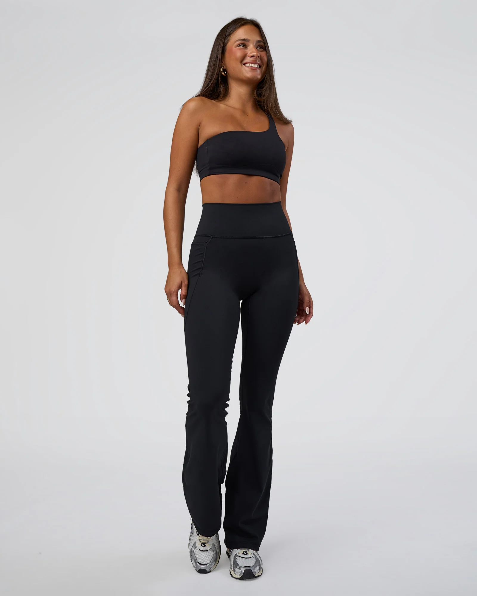 Angle Sports Bra - Black - Image 5