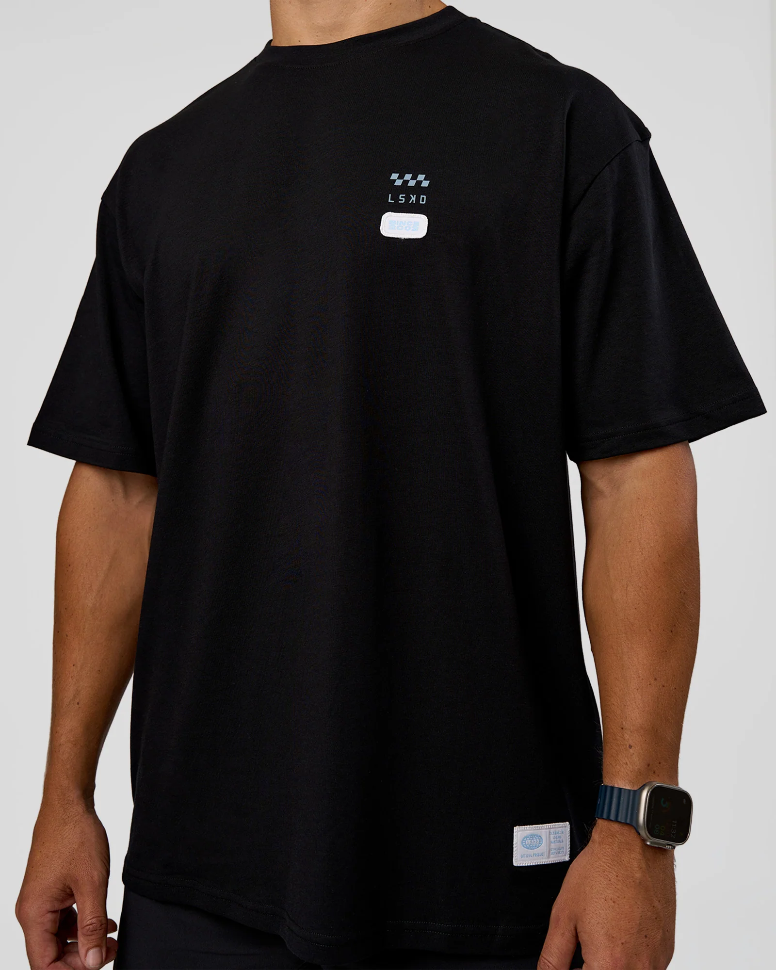 Archive FLXCotton Oversized Tee - Black-Open Air - Image 11