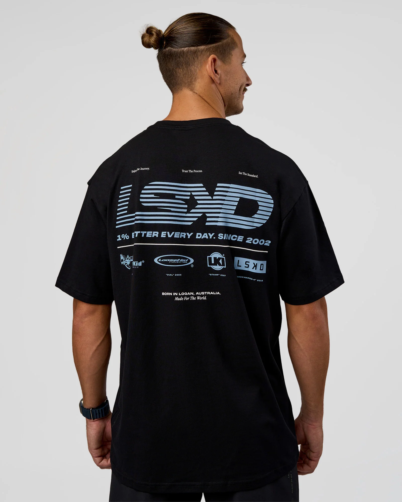 Archive FLXCotton Oversized Tee - Black-Open Air - Image 2