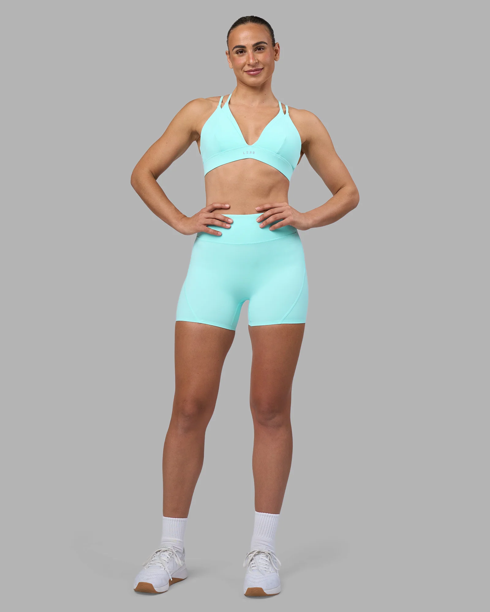 Aria Triangle Sports Bra - Island Paradise - Image 3