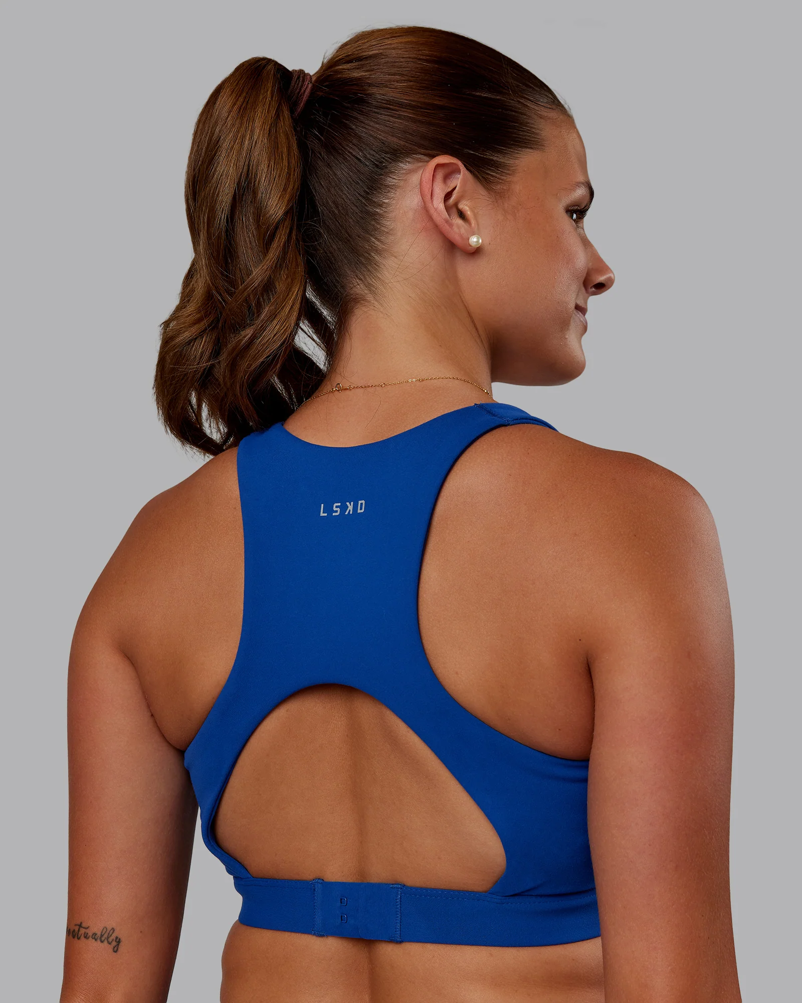 Ascent Sports Bra - Blue Quartz - Image 2