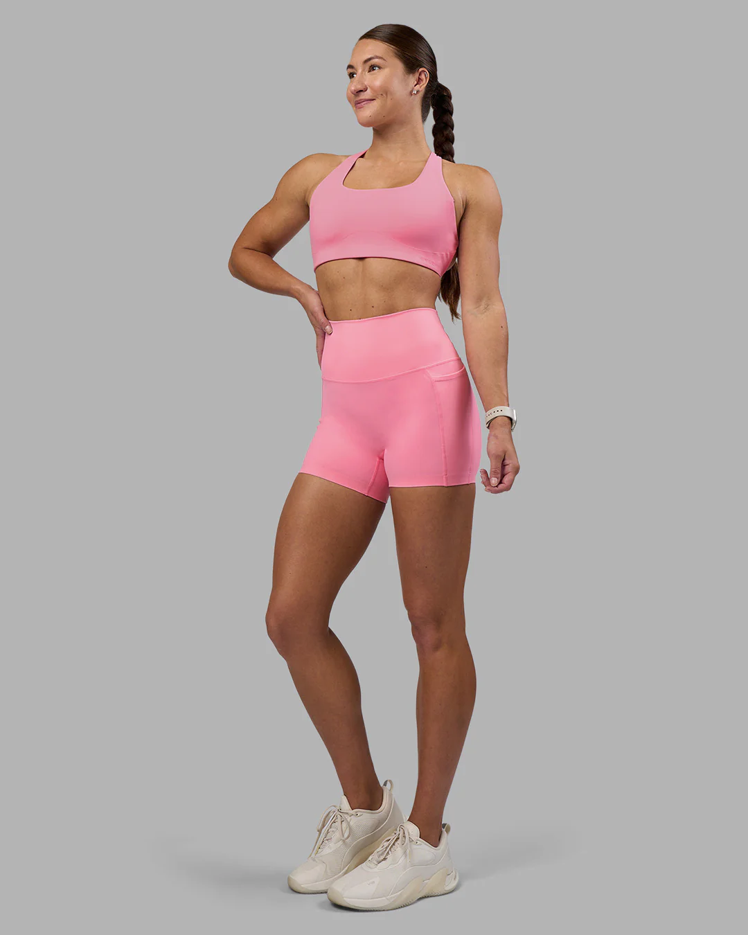 Aspire Sports Bra - Candy Pink - Image 9